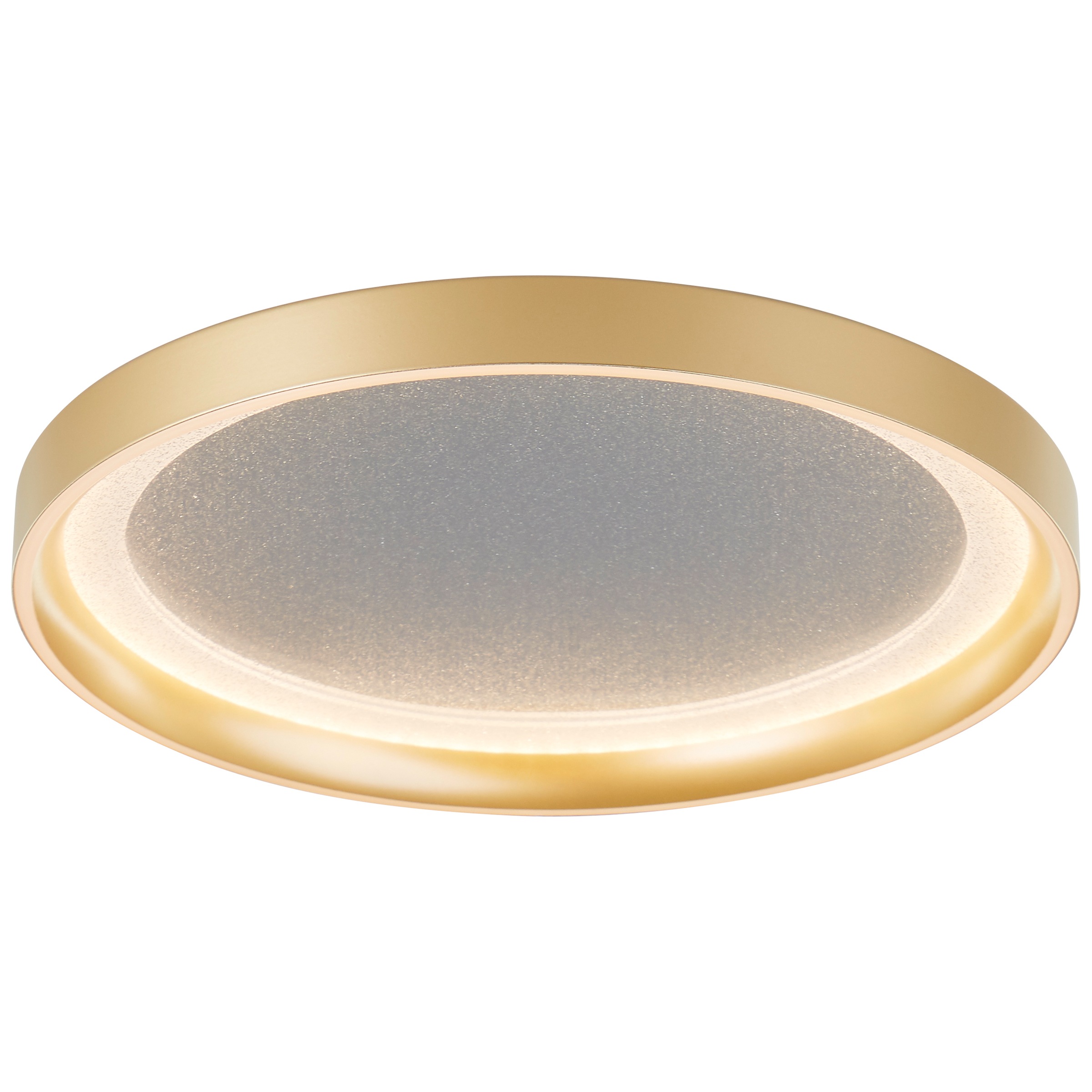 Brilliant LED Deckenleuchte »Quito«, LED-Deckenlampe, 33 cm, Glitzereffekt, 2700 lm, 3000 K, goldfarben