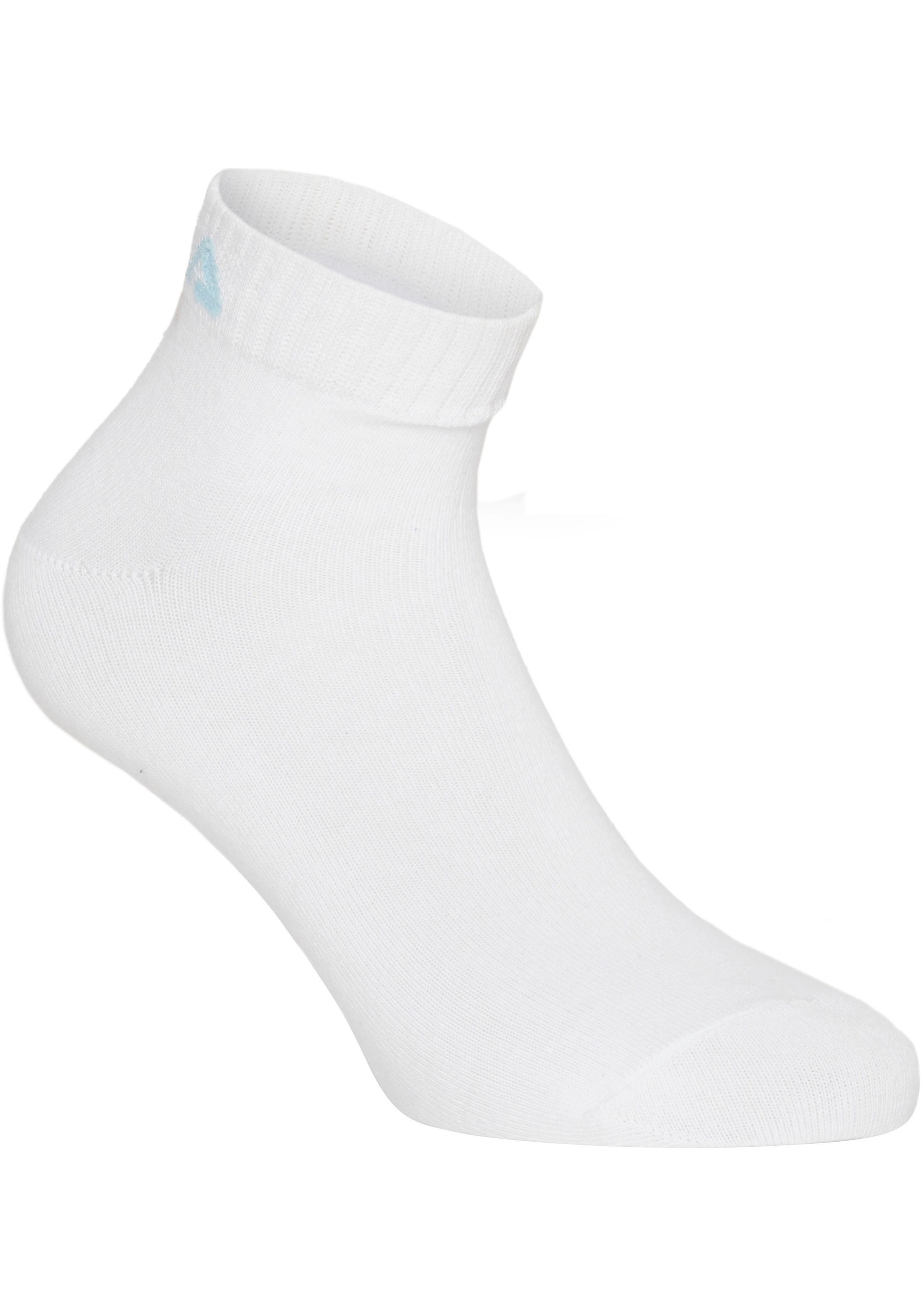 Fila Kurzsocken »UNISEX INVISIBLE PLAIN SOCKS«, (6 Paar), Baumwollmischung, Rippenbündchen, flache Zehennaht