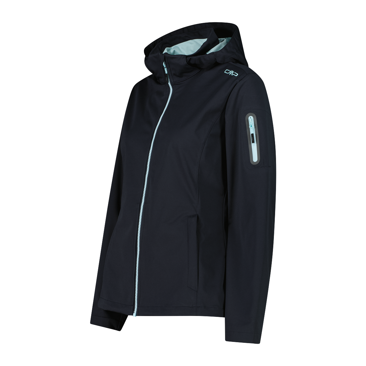 CMP Softshelljacke, mit Kapuze, Atmungsaktiv & Windabweisend & Wasserabweisend