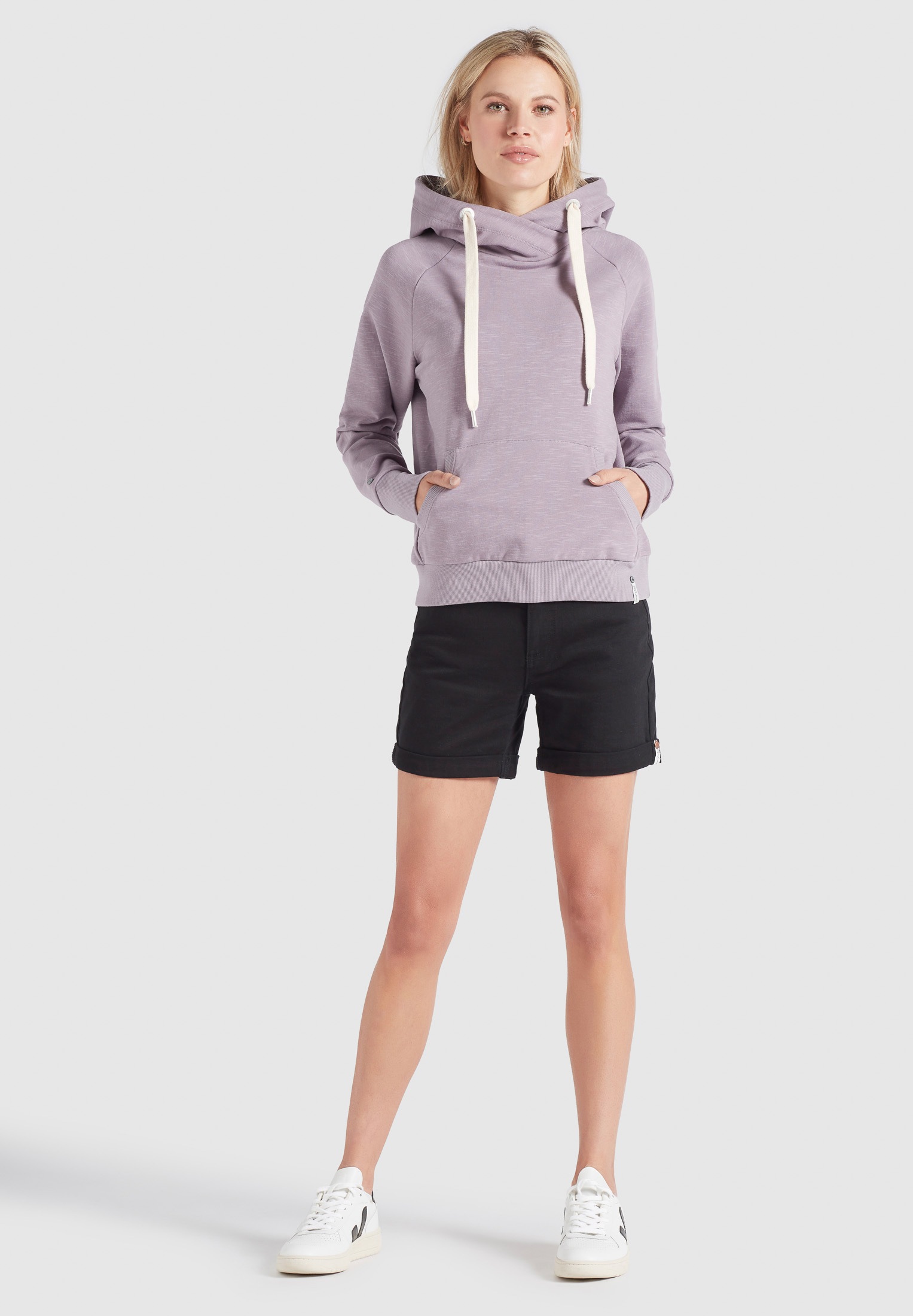 khujo Hoodie »MARTHA«, aus Sweatstoff mit Zugband an der Kapuze