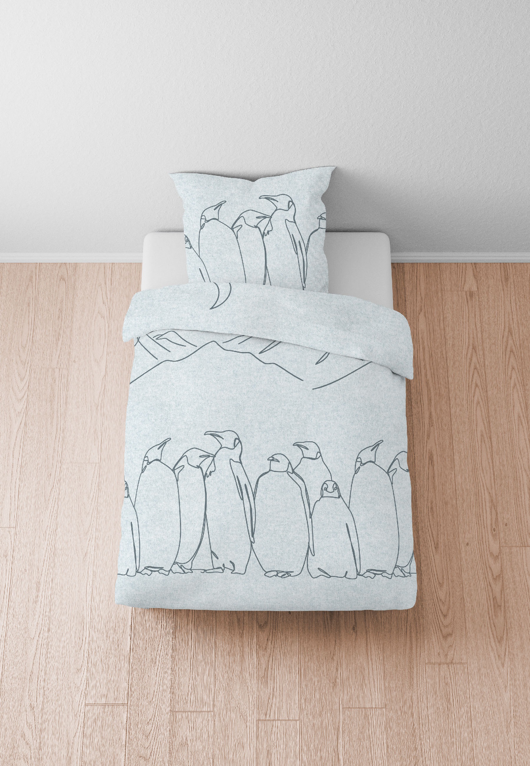 Biberna Bettwäsche "0840530" 2 Stk. kuschelig warm, samtweich, Melange, 100 günstig online kaufen