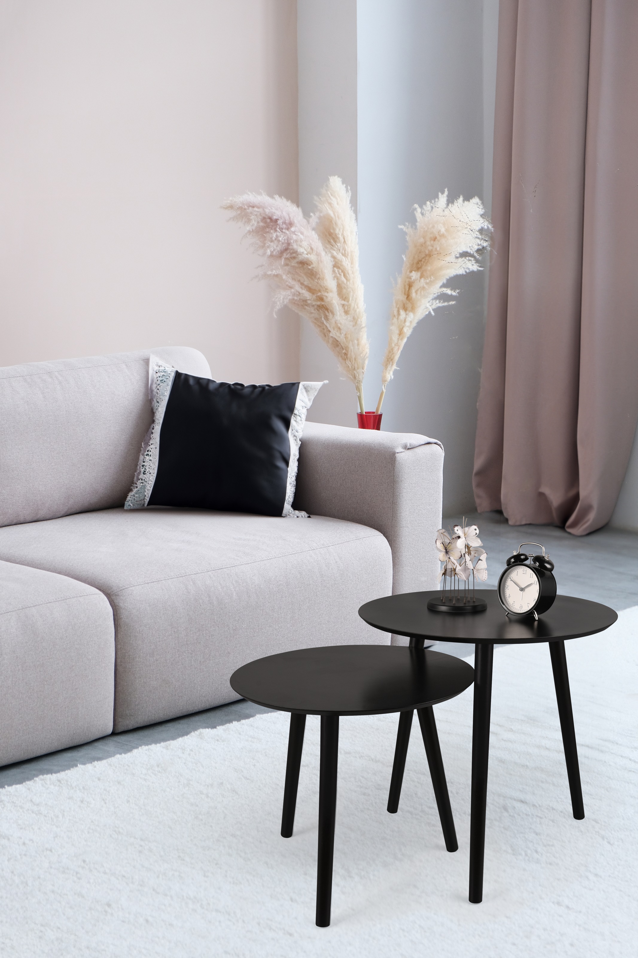 MIRRORS AND MORE Beistelltisch »Vilana«, (Set, 2 St.), schlichte Farbgebung