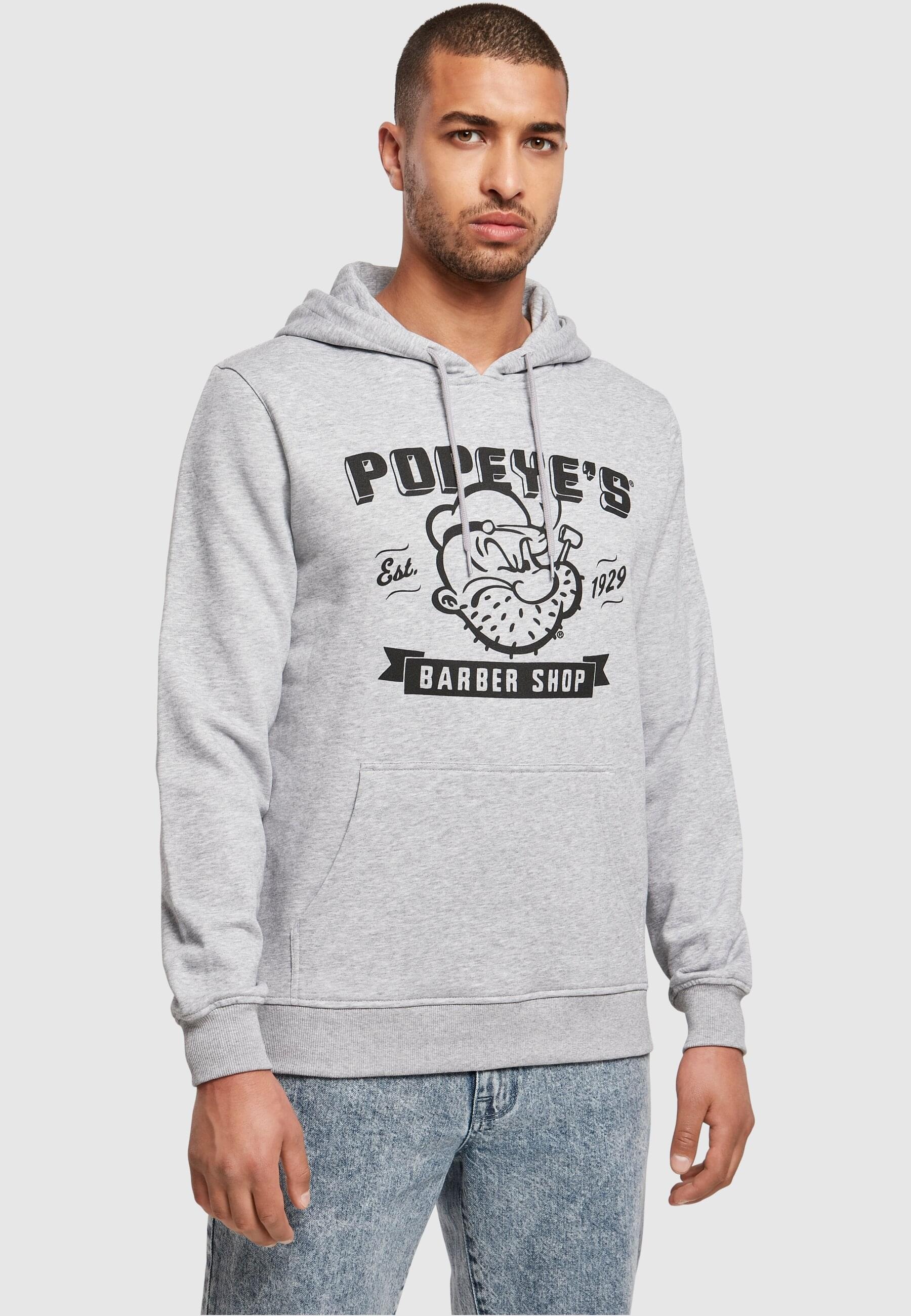 Merchcode Kapuzensweatshirt »Merchcode Herren Popeye Barber Shop Hoody«, (1 tlg.)