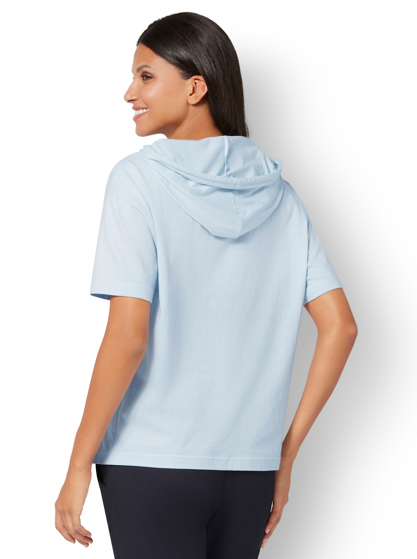 Classic Basics Kapuzenshirt »Halbarmshirt«, (1 tlg.)