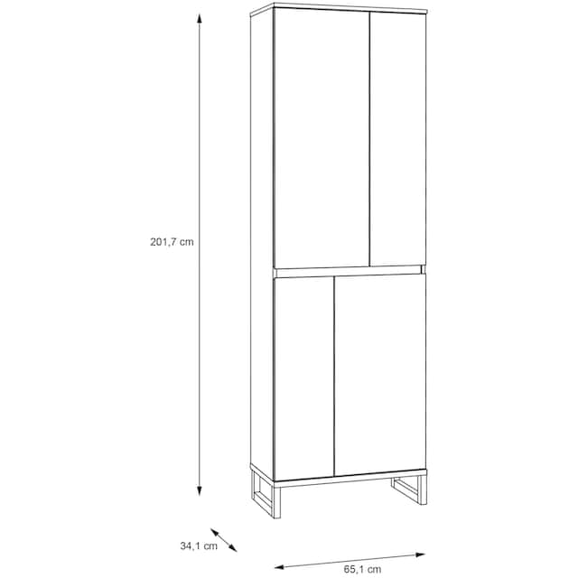 FORTE Garderobenschrank online kaufen | BAUR