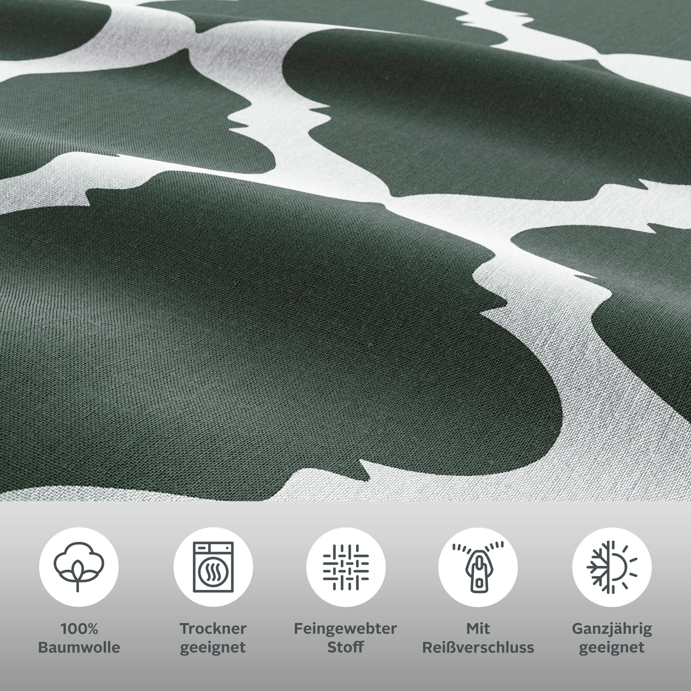 Thumbnail - OTTO home Wendebettwäsche "Alba in Gr. 135x200 oder 155x220 cm" 2 Bettwäsche mit Wendeoptik, in verschiedenen Qualitäten...