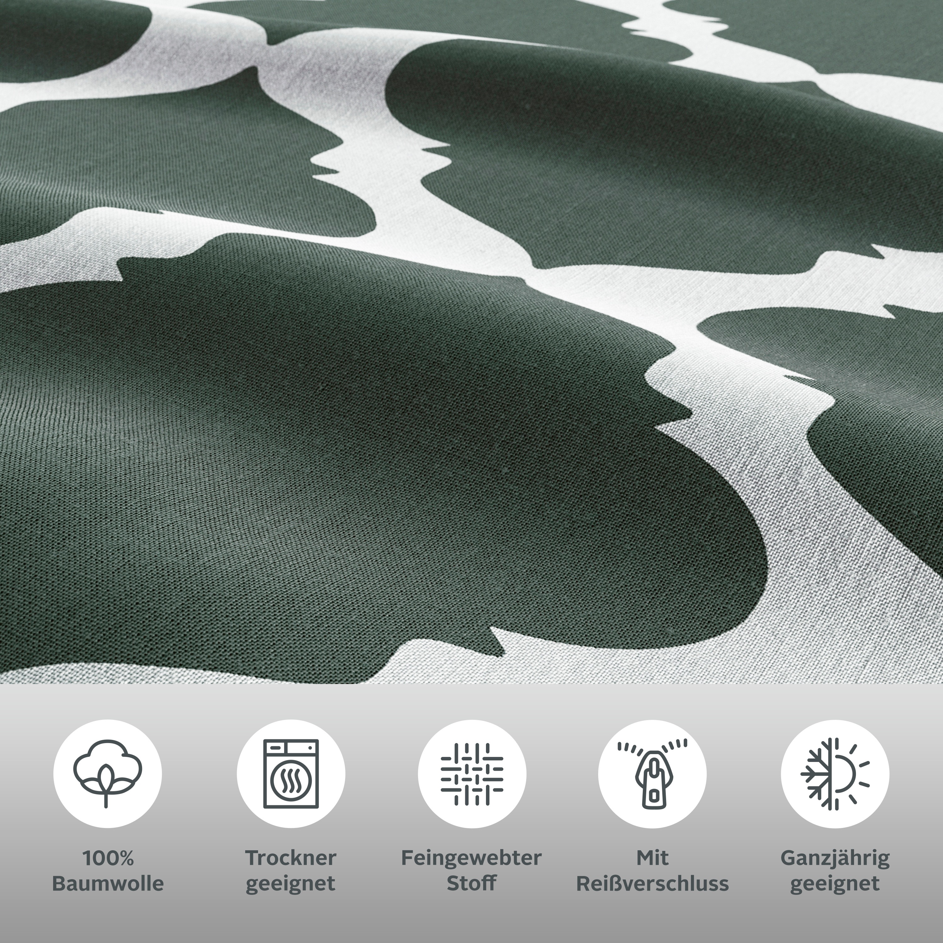 Thumbnail - OTTO home Wendebettwäsche "Alba in Gr. 135x200 oder 155x220 cm" 2 tlg. Bettwäsche mit Wendeoptik, in verschiedenen Quali...