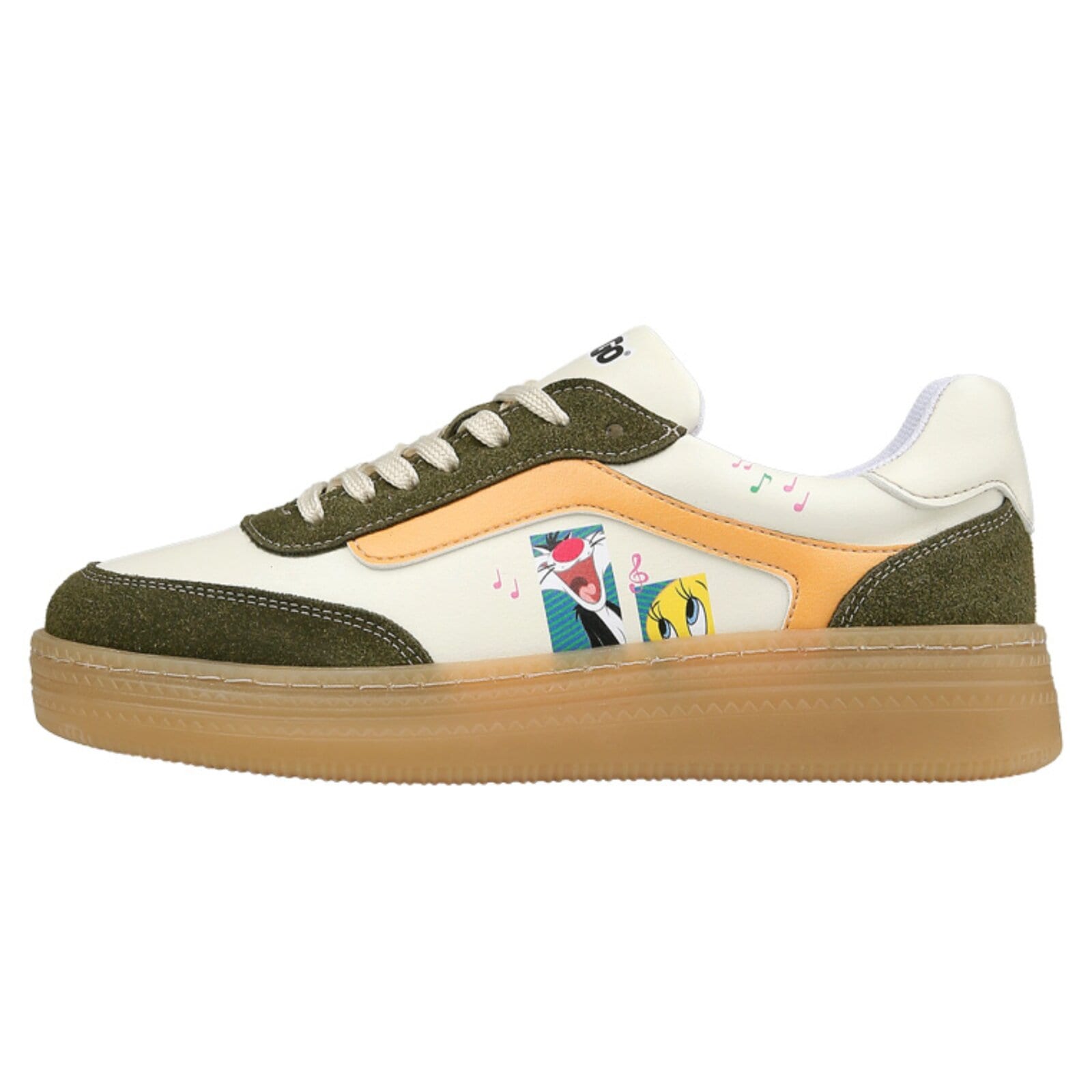DOGO Sneaker "Monet Low-Top Sneaker Sylvester And Tweety Damen Sneaker" Handgefertigt