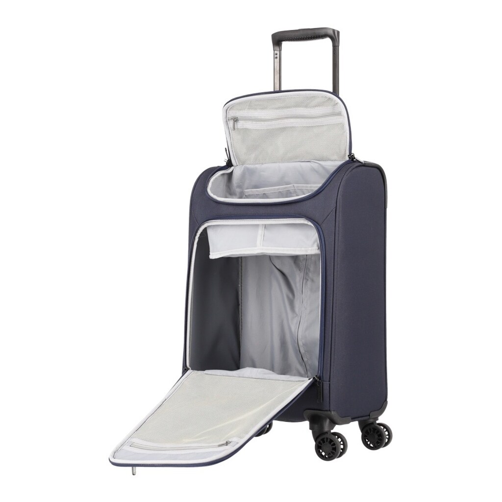 travelite Handgepäck-Trolley »CABIN Underseater/Toploader«, 4 Rollen