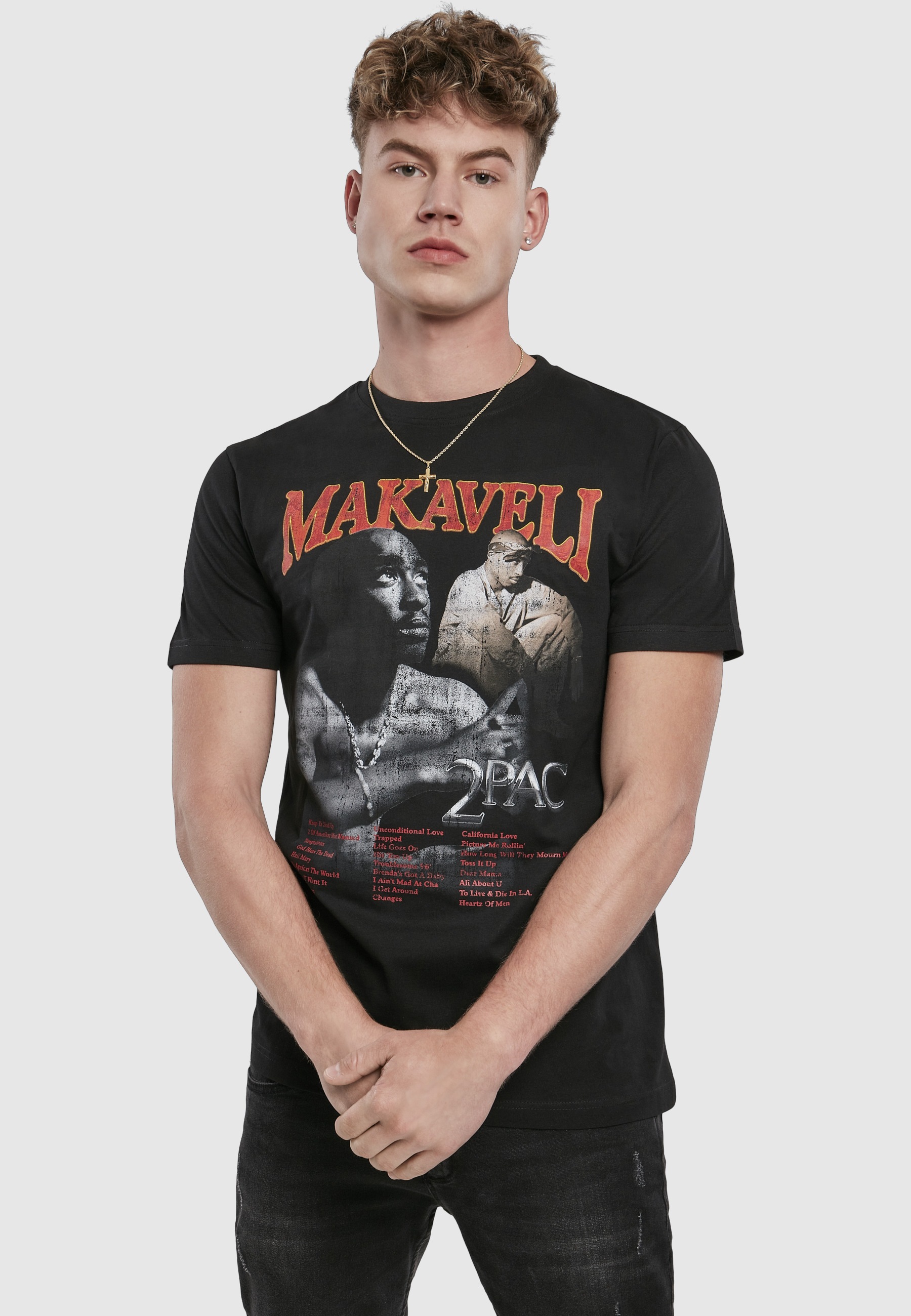 Merchcode T-Shirt »Merchcode Herren Tupac Makaveli Tee« 1 Stk.