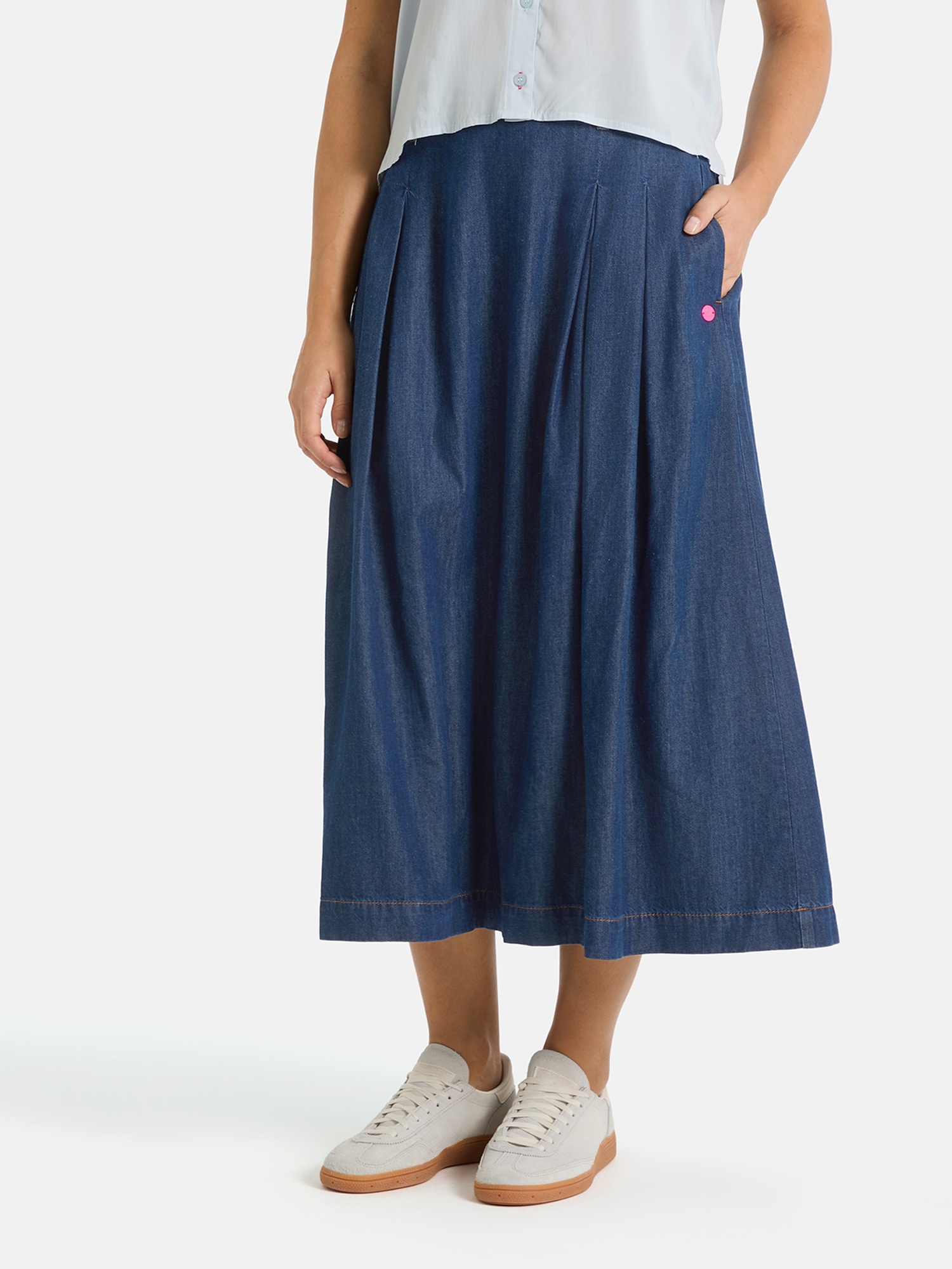 Lieblingsstück Midirock "PrittL" mit Faltenwurf günstig online kaufen