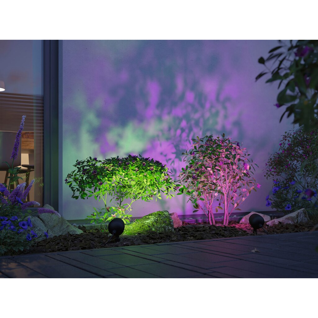 Paulmann LED Gartenleuchte »Outdoor Plug & Shine Spot Kikolo RGBW ZigBee«, 1 flammig-flammig