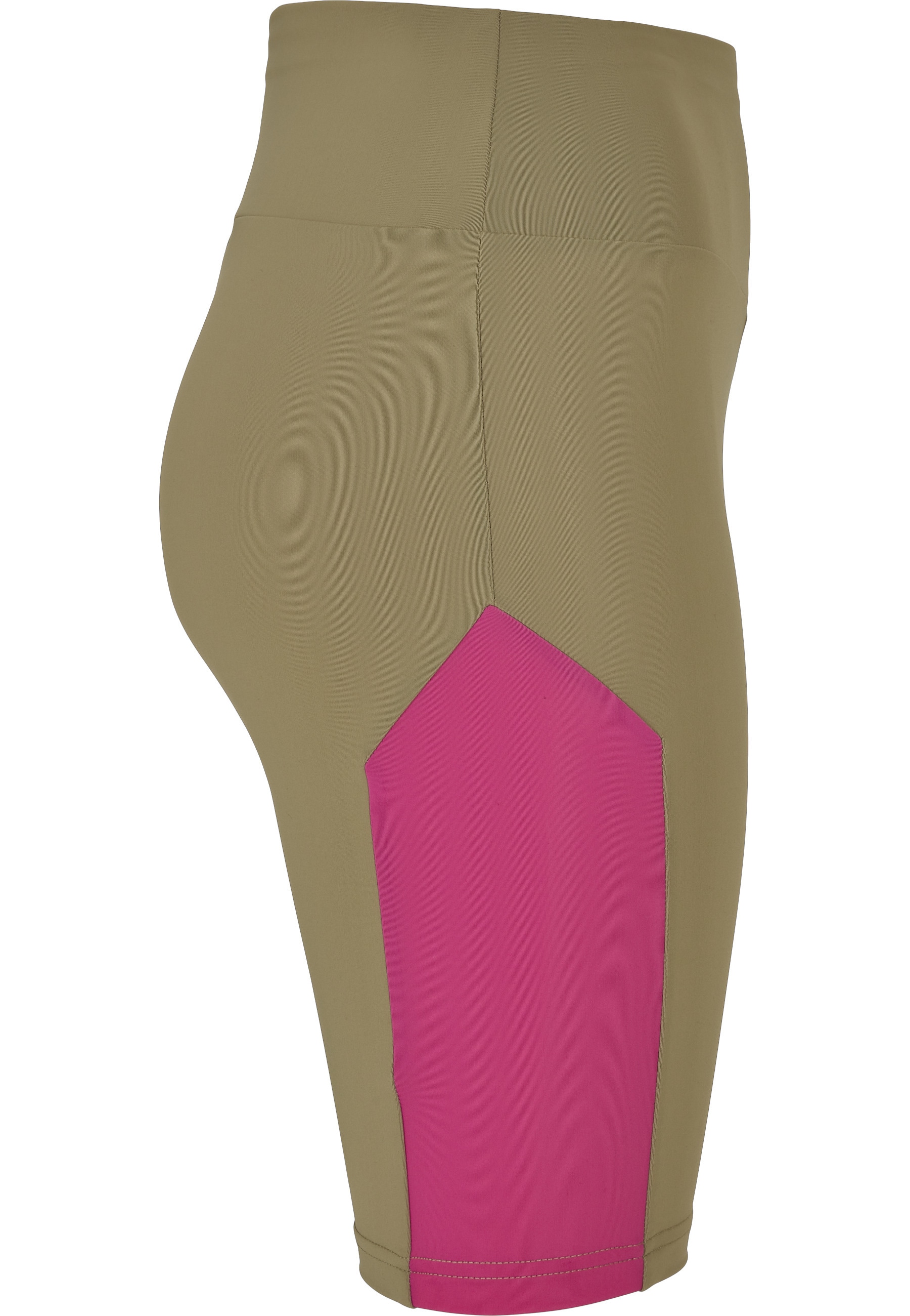 URBAN CLASSICS Radlerhose »Urban Classics Damen Ladies Color Block Cycle Shorts«