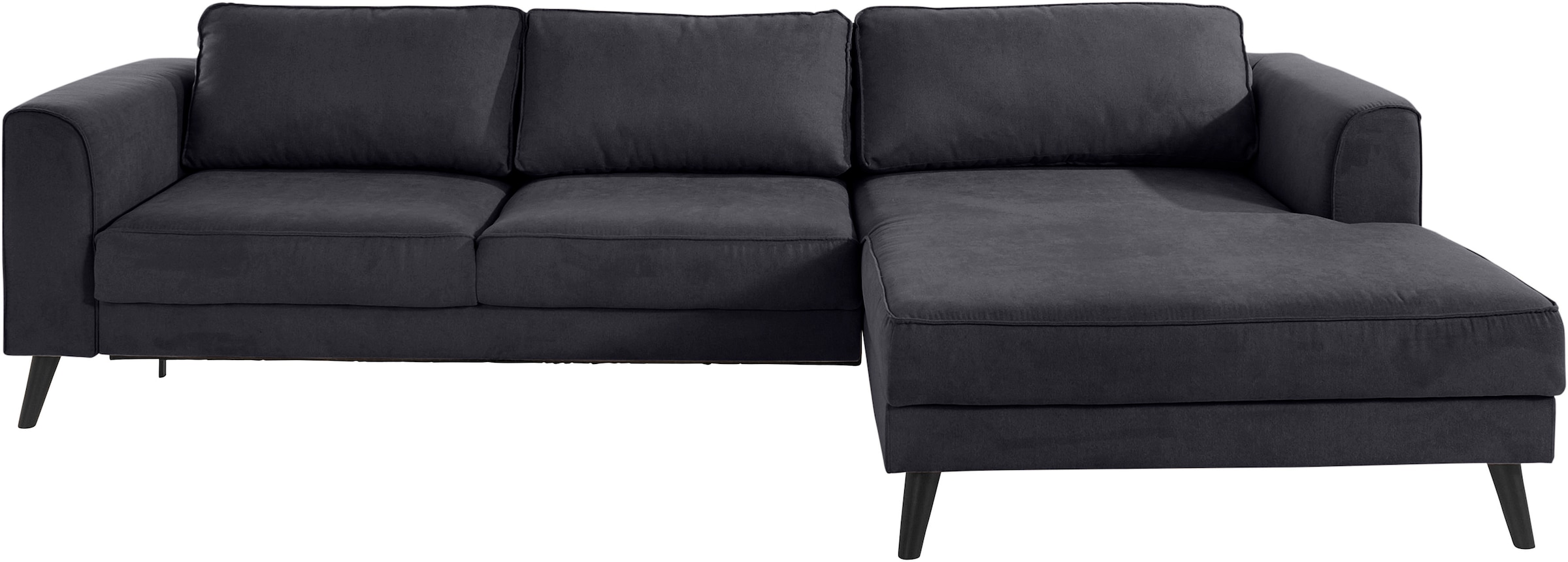 INOSIGN Ecksofa "Lumber Jack, elegant und bequem, Breite 280, hoher Fuß, L- günstig online kaufen