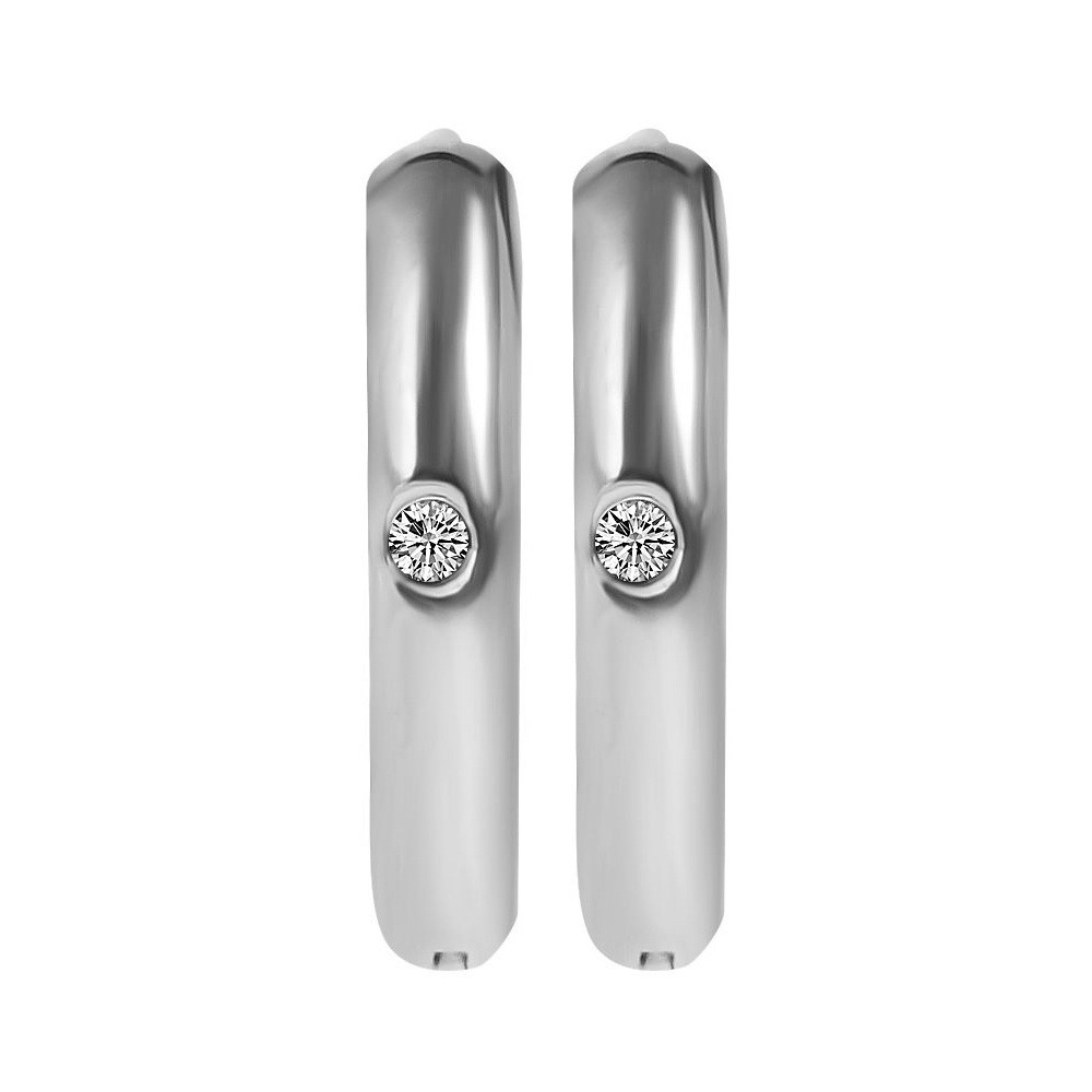 Adelia´s Klappcreolen "Damen Ohrringe – Klappcreole aus Edelstahl mit Stras günstig online kaufen