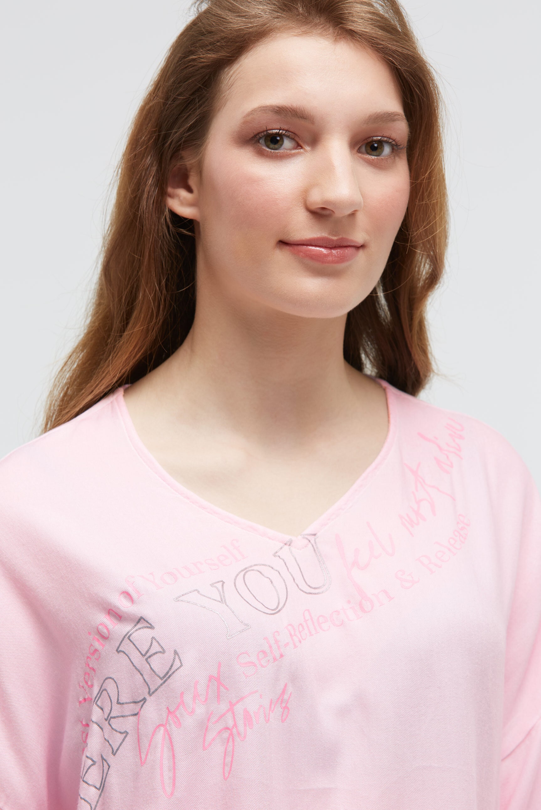 SOCCX V-Shirt mit V-Ausschnitt