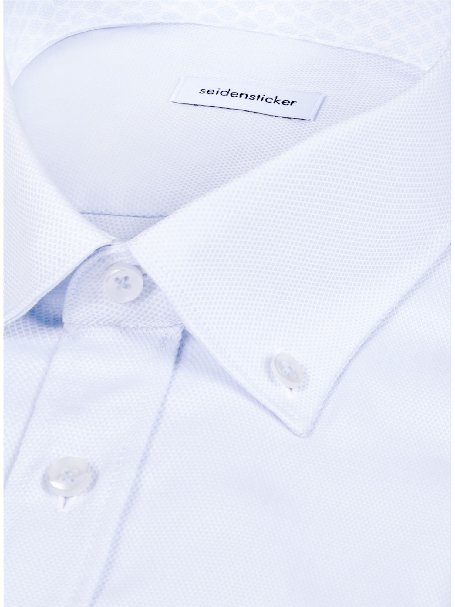seidensticker Businesshemd »Schwarze Rose« Slim 1/2 Button-Down-Kragen Struktur