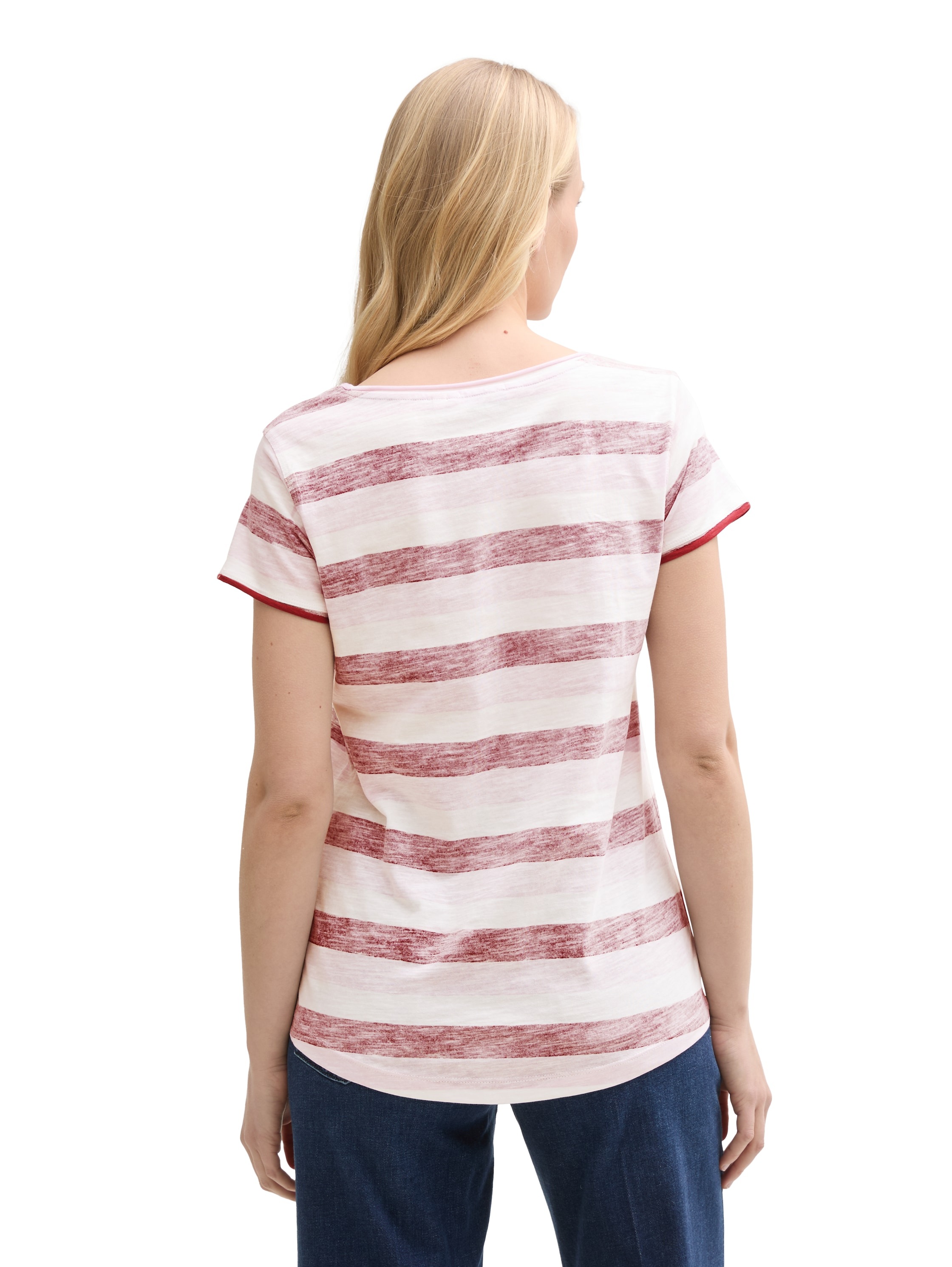 TOM TAILOR T-Shirt, mit All-Over Print günstig online kaufen