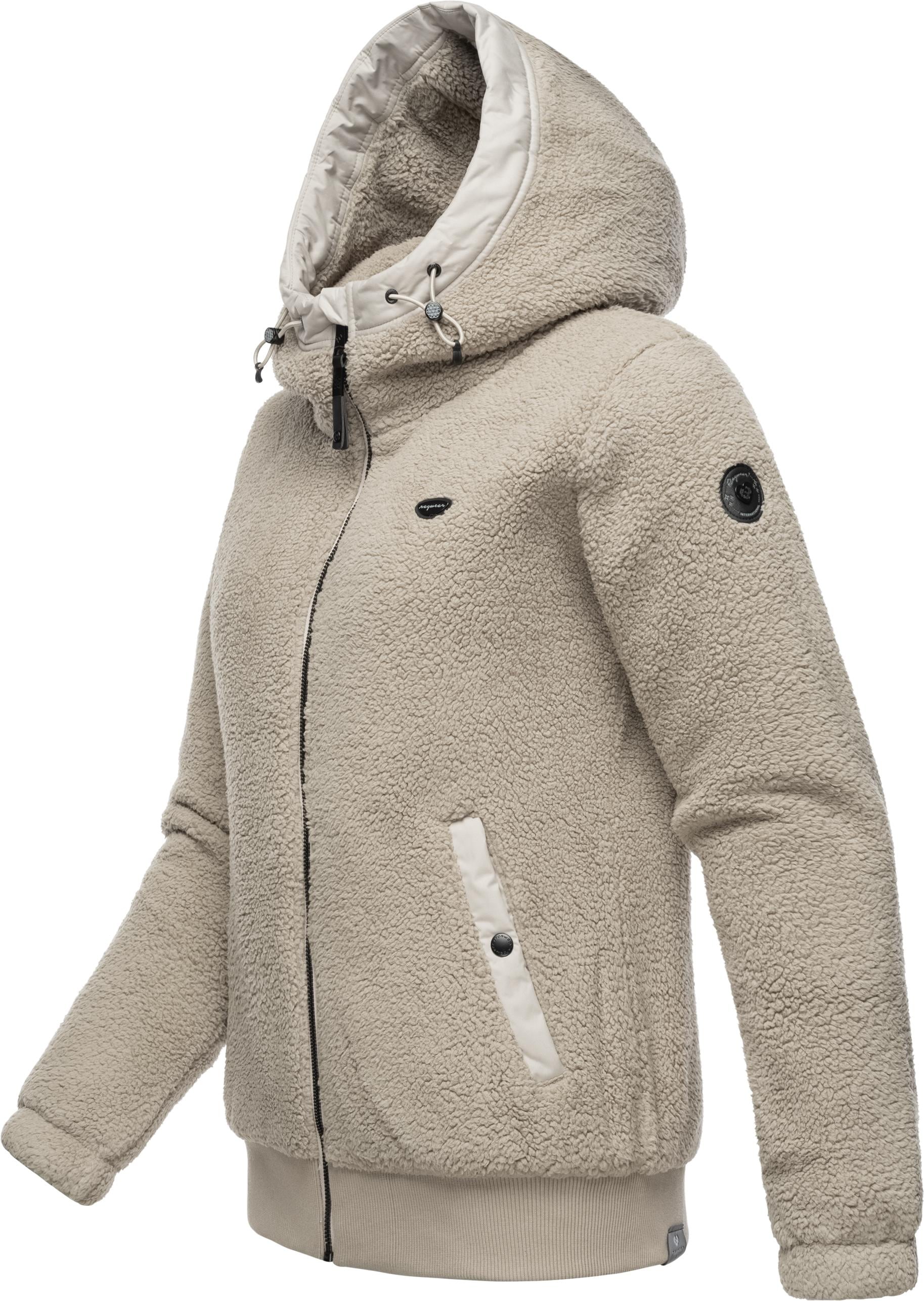 Ragwear Outdoorjacke mit Kapuze und flauschige Kapuze, BAUR mit Übergangsjacke »Cousy kaufen Teddyfell Short«, 