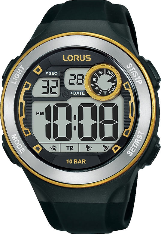 LORUS Digitaluhr »R2379NX9«, Armbanduhr, Quarzuhr, Herrenuhr