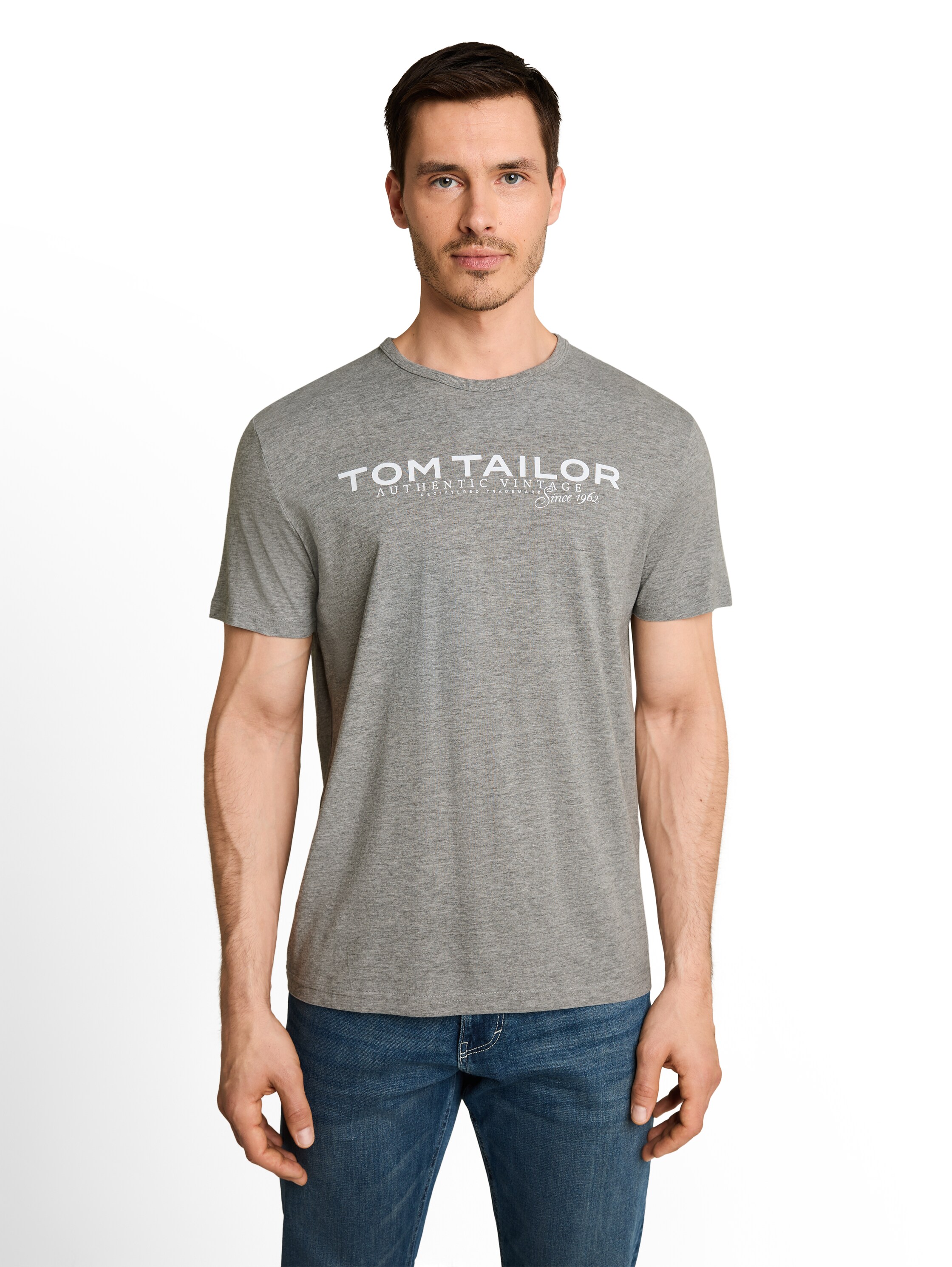 TOM TAILOR T-Shirt 2 2er Pack Sommershirt mit Logo-Print