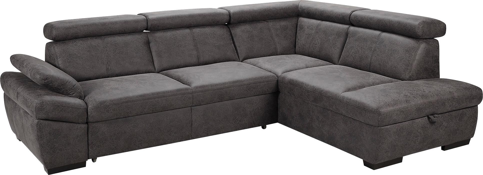 exxpo - sofa fashion Ecksofa "Salerno, Funktionssofa, hoher Sitzkomfort, Br günstig online kaufen