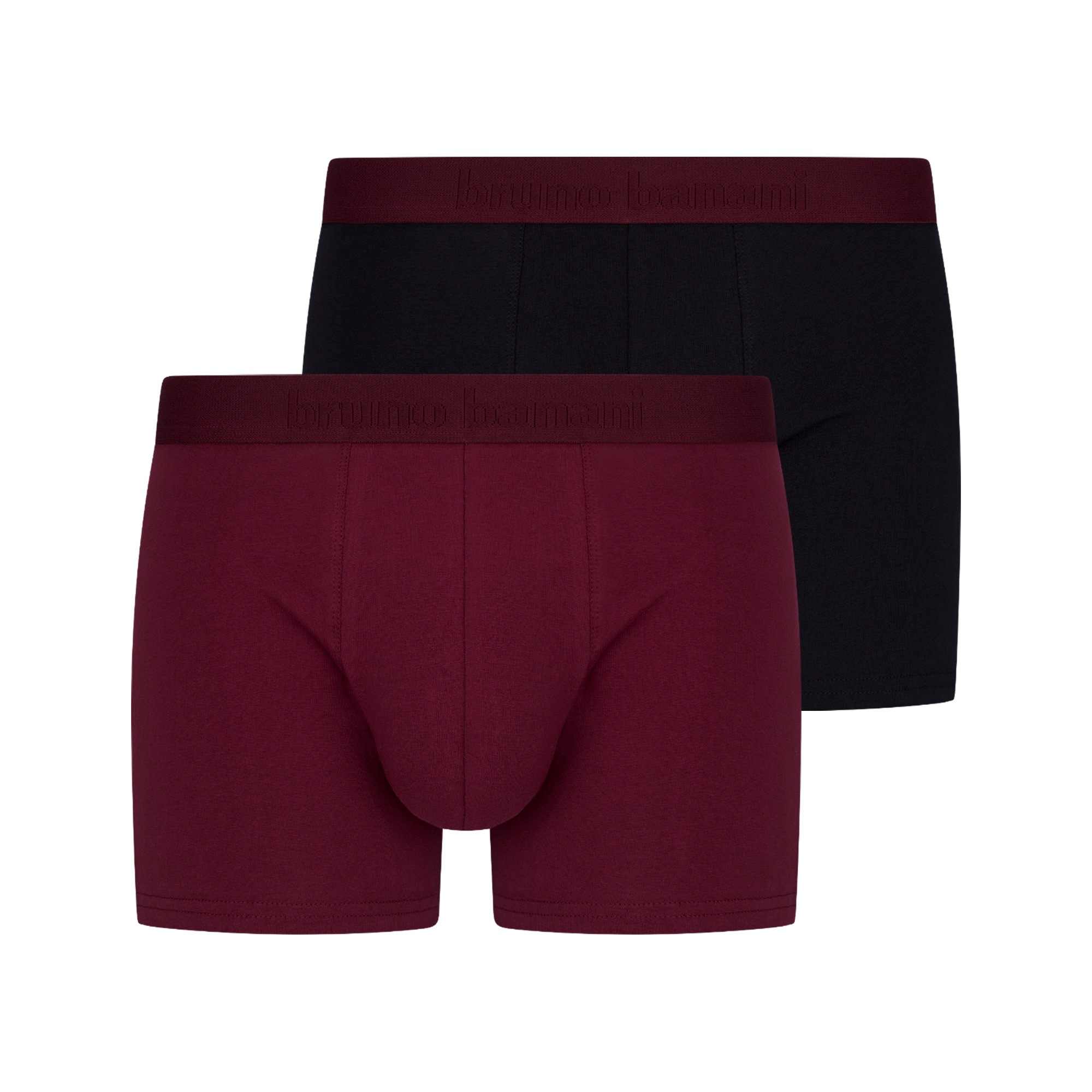 BRUNO BANANI Kinder Boxershorts "FLOWING", Gr. Sfeige, schwarz, Obermaterial: 93% Baumwolle, 7% Elasthan, unifarben mit Farbeinsatz, Unterhosen, mit