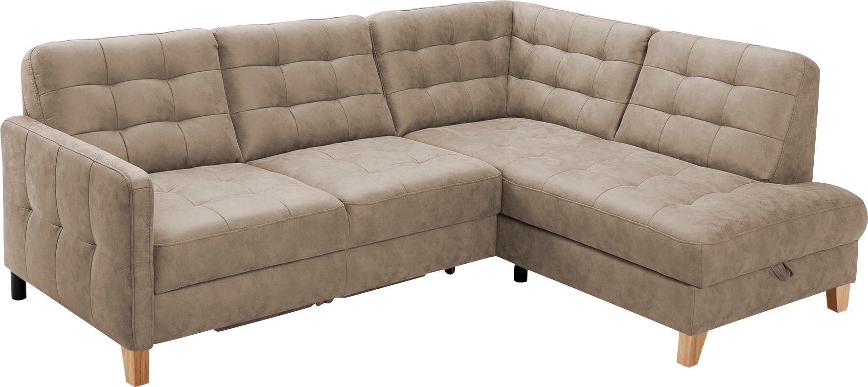 exxpo - sofa fashion Ecksofa "Elio, kompakt & bequem, zeitloses Design, Bre günstig online kaufen