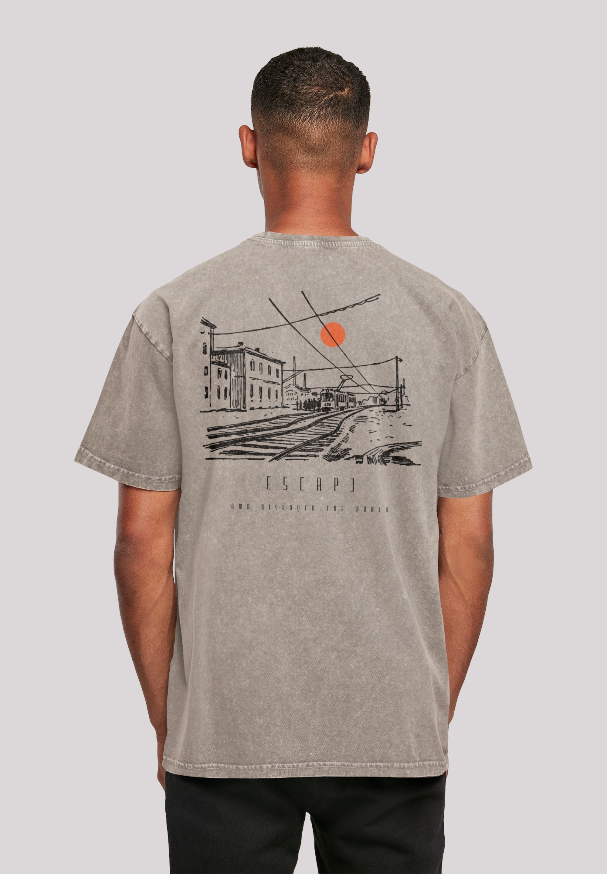 F4NT4STIC T-Shirt "Oversize Escape Discover the World Town" Premium Qualitä günstig online kaufen