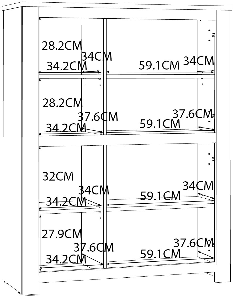 FORTE Highboard »San Cayetano«