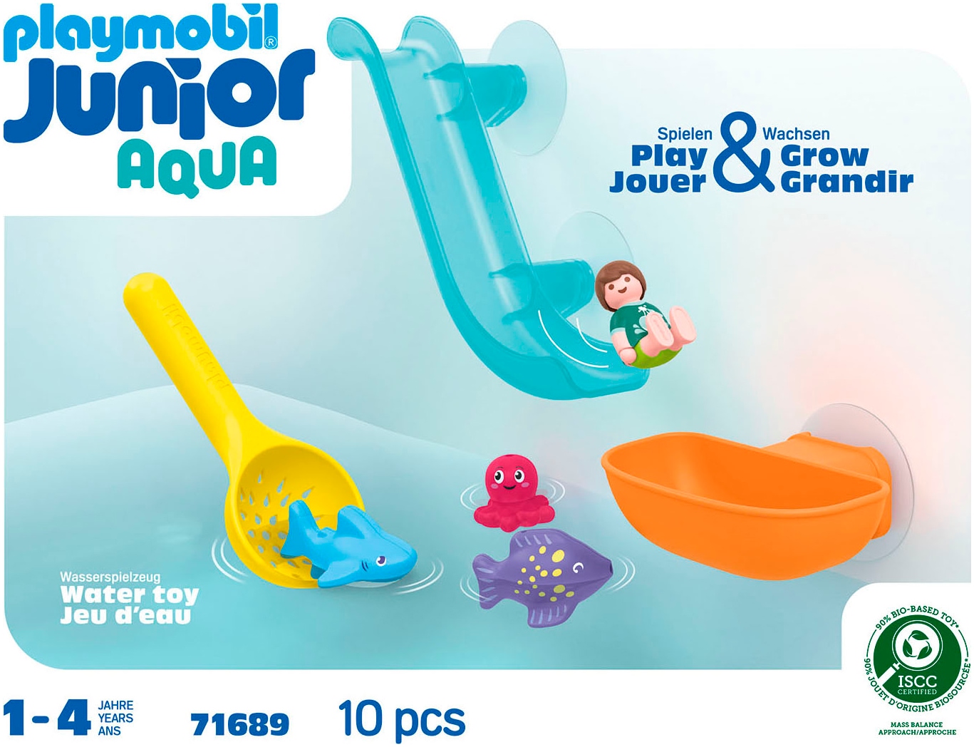 Playmobil® Konstruktions-Spielset »Fangspaß mit Meerestierchen (71689), JUNIOR« Made in Europe