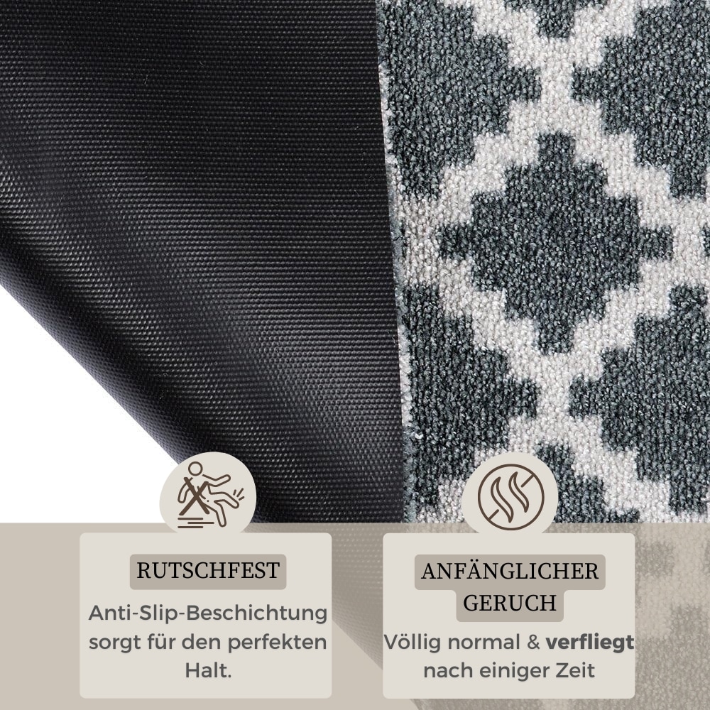 HANSE Home Fußmatte »Elegance, Türmatte«, rechteckig, 7 mm Höhe, Schmutzfangmatte, Innen und Außen, Rutschfest, Wetterfest, Türmatte