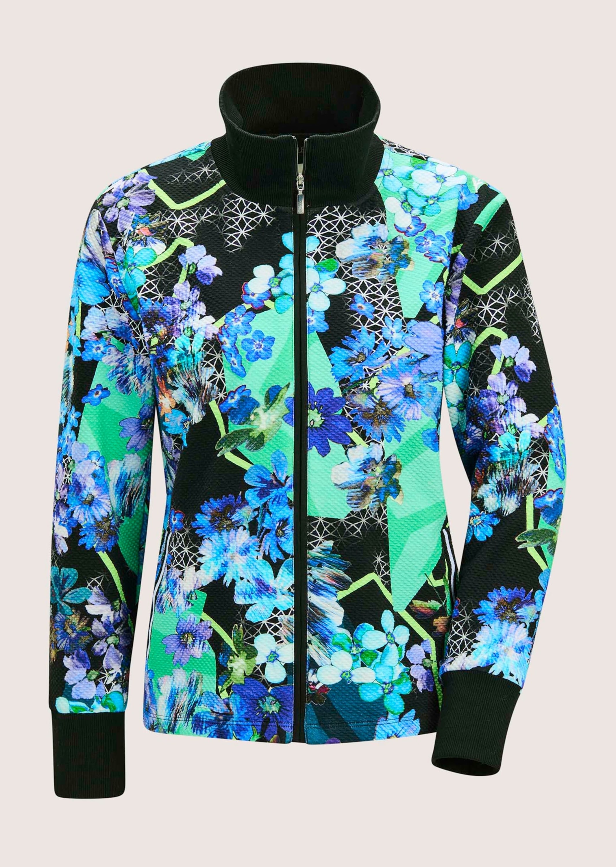 MADELEINE Kurzjacke "Blouson Florale Stretchjacke mit Reißverschluss" Modis günstig online kaufen
