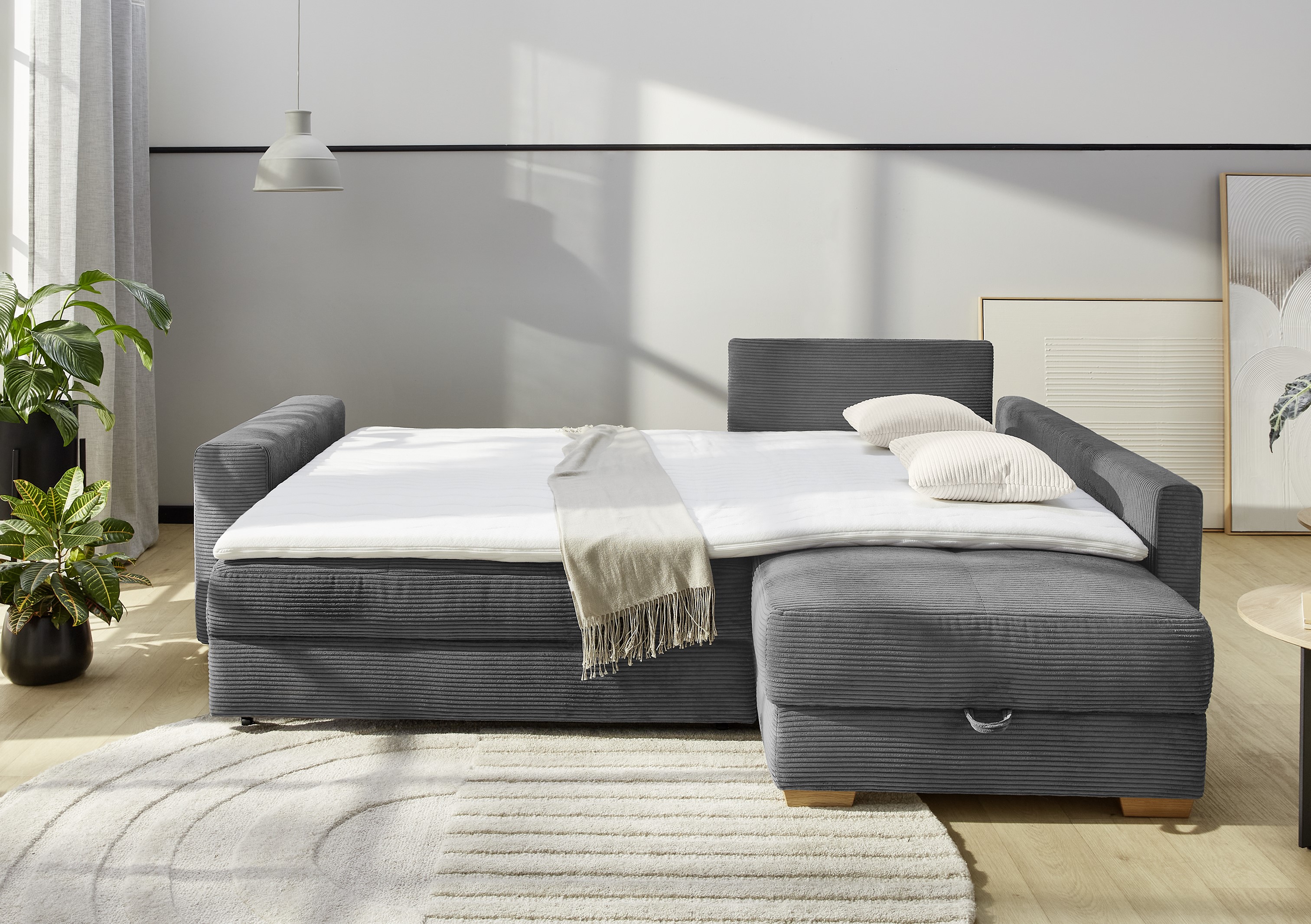 Thumbnail - Jockenhöfer Gruppe Ecksofa "Sunset L-Form, B: 257 cm, Dauerschlafsofa mit" Tonnentaschen-Federkern, Kaltschaumtopper, Be...