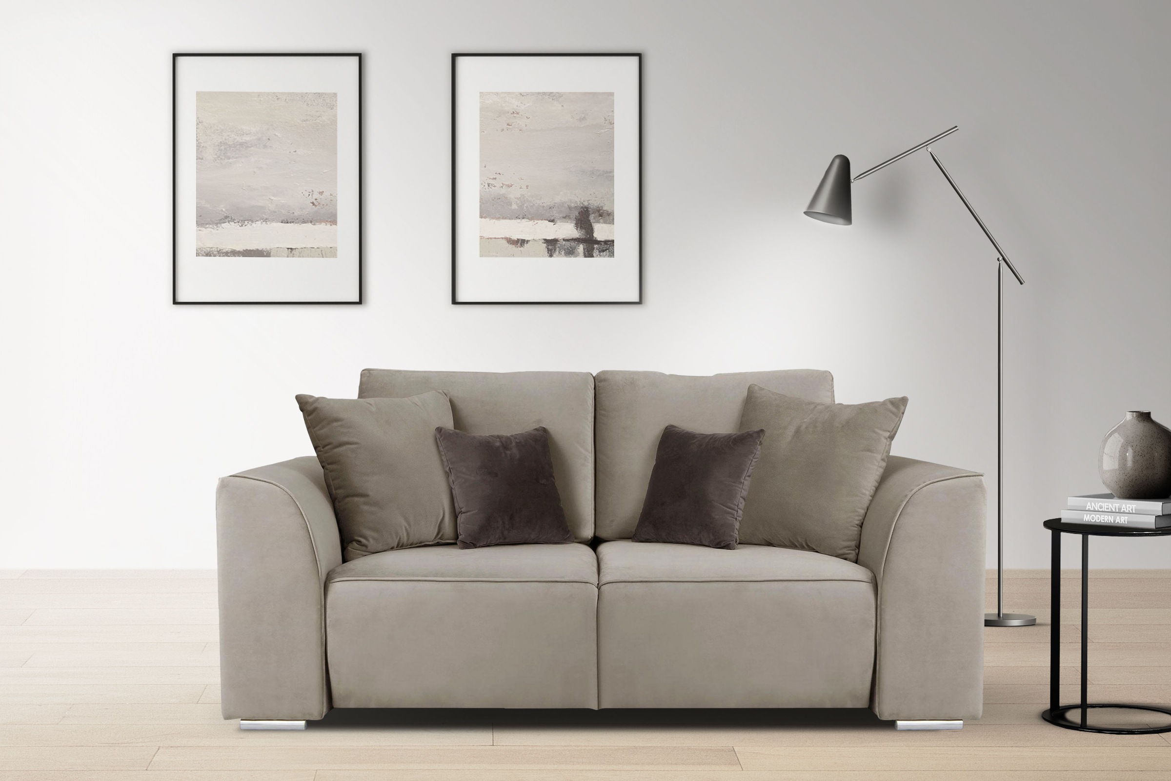 OTTO home 2-Sitzer "BEATRICE, erhältlich in trendigen Stoffoptionen, B/T/H: günstig online kaufen