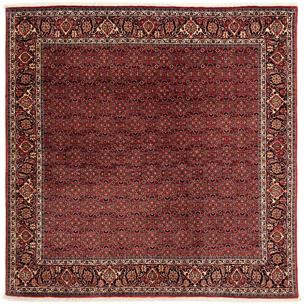 morgenland Orientteppich »Perser - Bidjar quadratisch - 200 x 197 cm - dunkelrot«, quadratisch