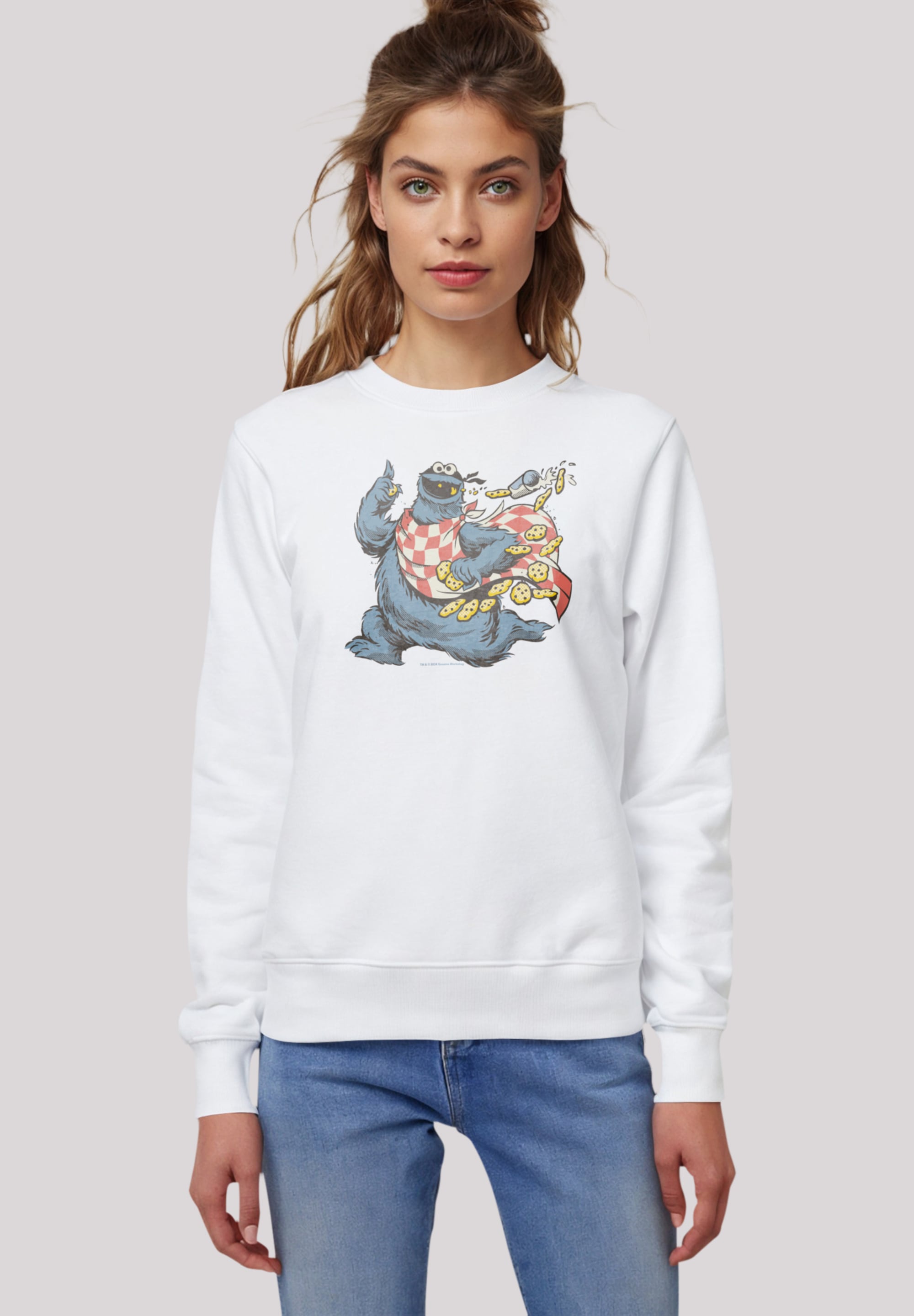 F4NT4STIC Sweatshirt "Sesamstraße Cookie Monster Thief", Premium Qualität günstig online kaufen