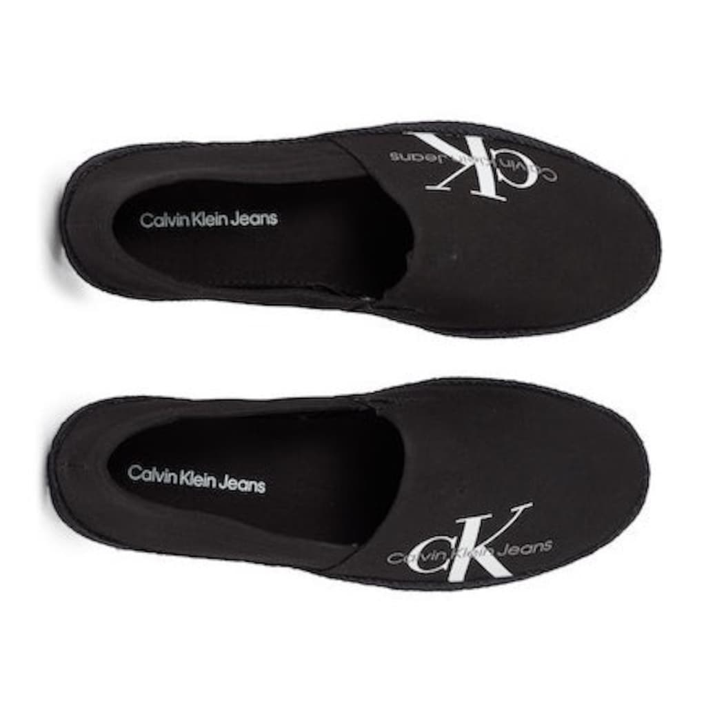 Calvin Klein Jeans Espadrille »ESPADRILLE CO«, mit Bastbesatz an der Laufsohle