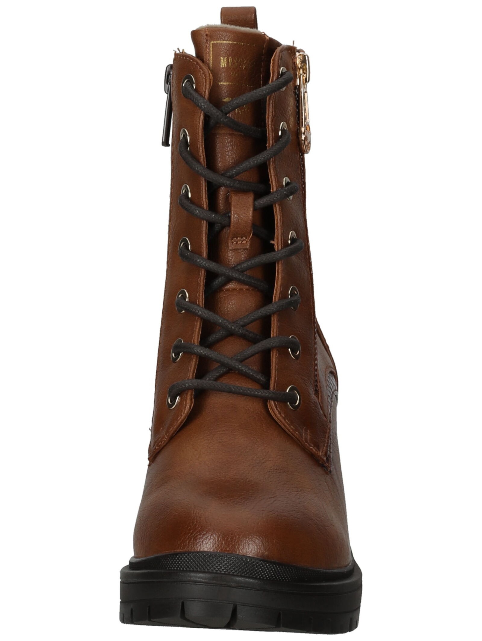 Mustang Shoes Schnürstiefelette »Mustang Shoes Stiefelette Lederimitat/Textil«