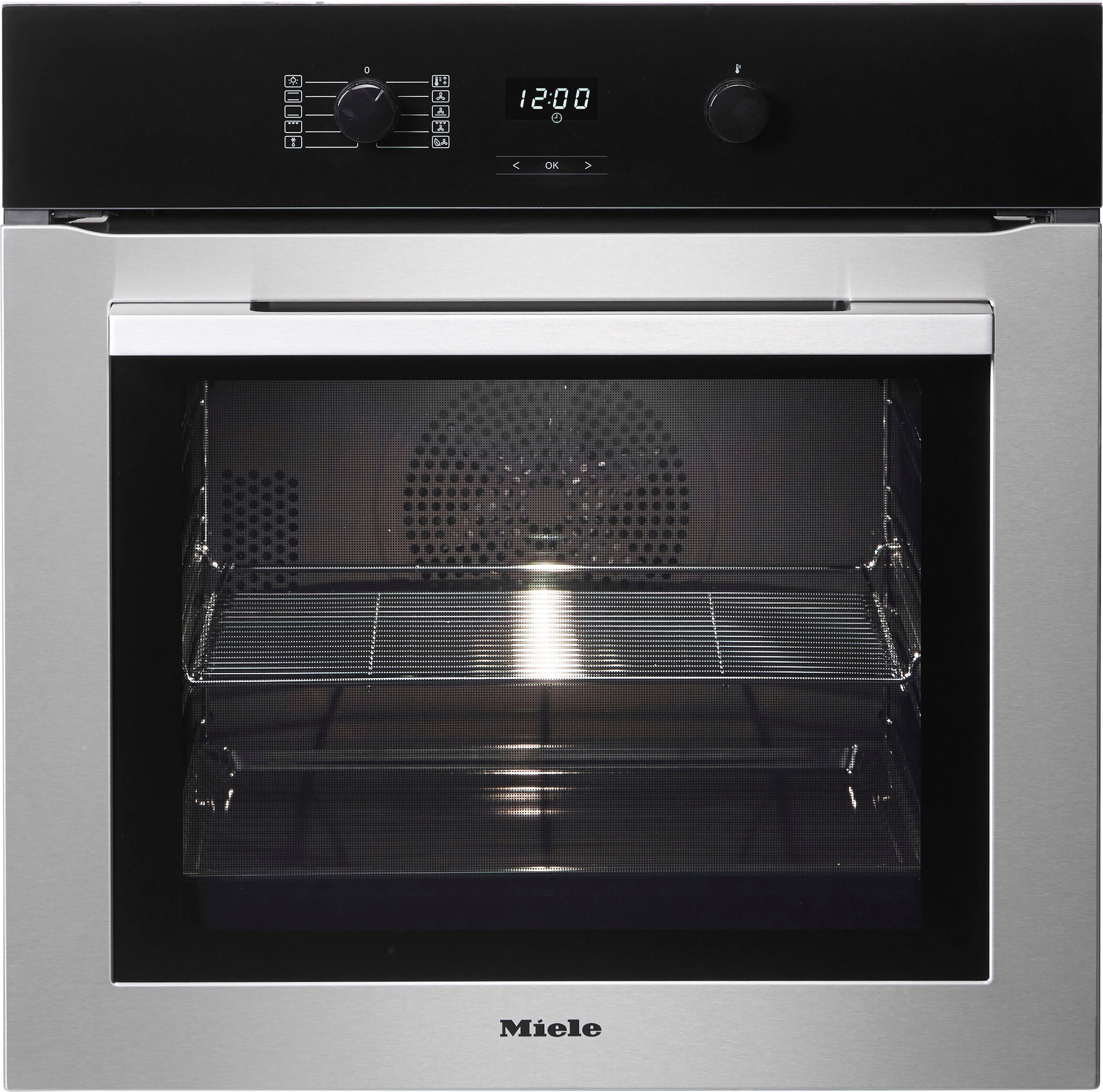 Miele Einbaubackofen »H 2760-2 B PizzaPlus«, H 2760-2 B PizzaPlus, mit Vollauszug, PerfectClean