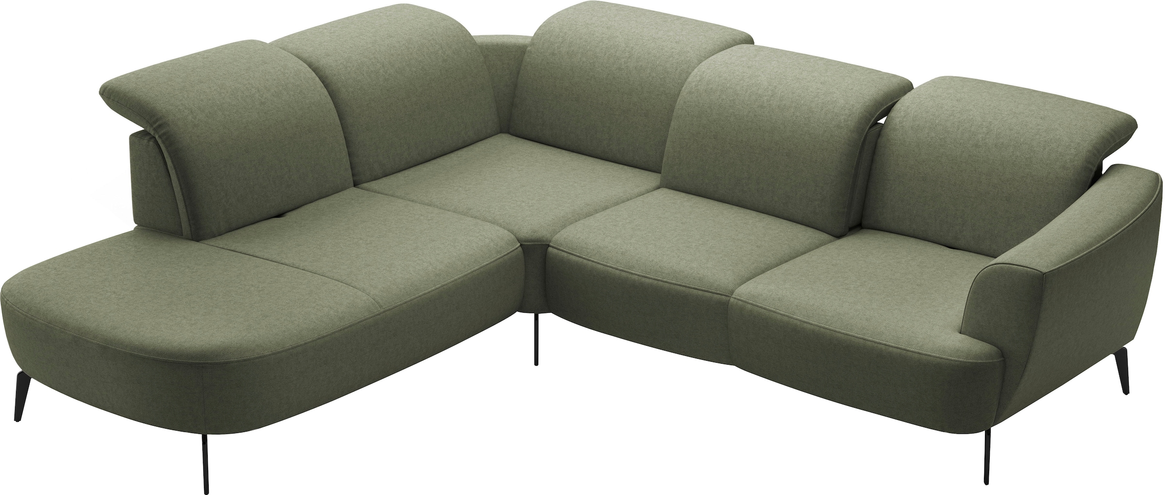 sit&more Ecksofa »Zoe« ink.Sitztiefenverstellung, wahlweise mit Kopfteilverstellung