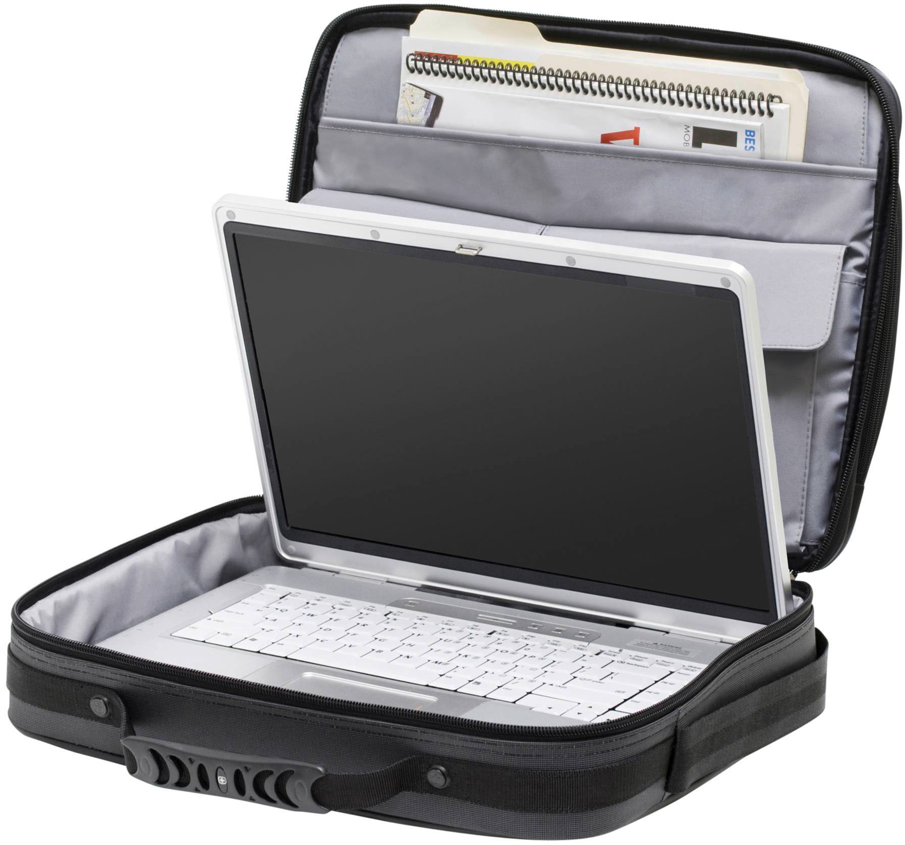 Wenger Laptoptasche »Insight, grau«, mit 15,6-Zoll Laptopfach und separatem Tabletfach