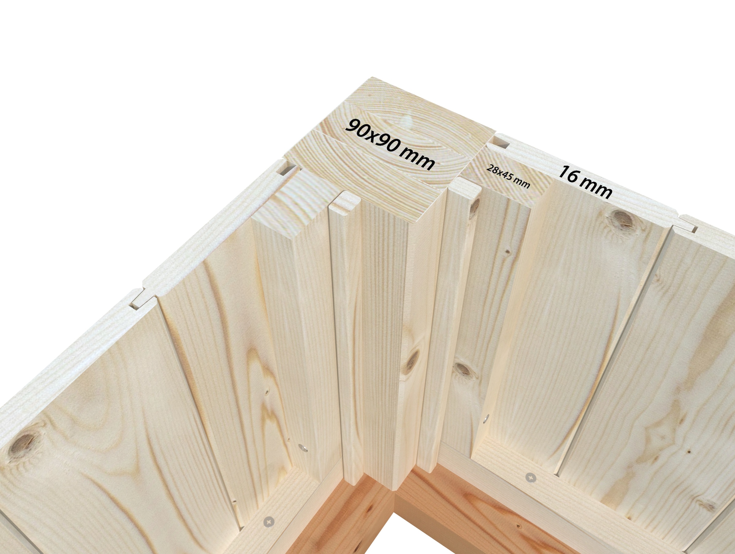 Palmako Holzpavillon »Isabella« BxTxH: 465x367x297 cm