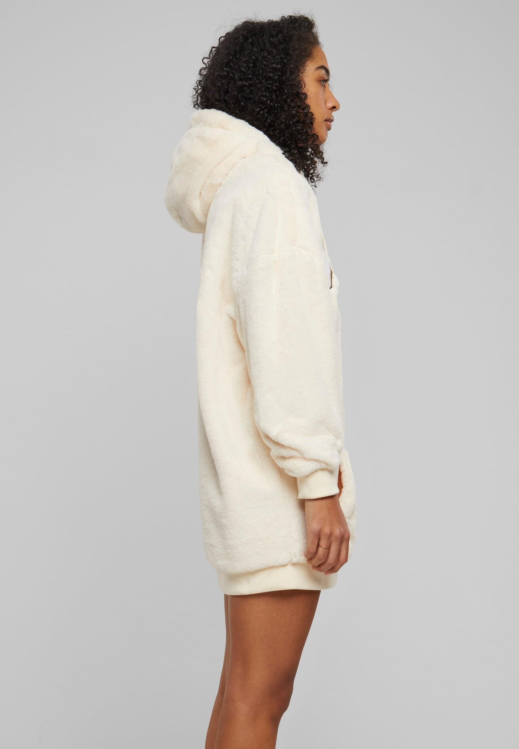 Karl Kani Shirtkleid »Karl Kani Damen KW234-039-1 KK Varsity Vegan Fur Hoodie Dress«, (1 tlg.)