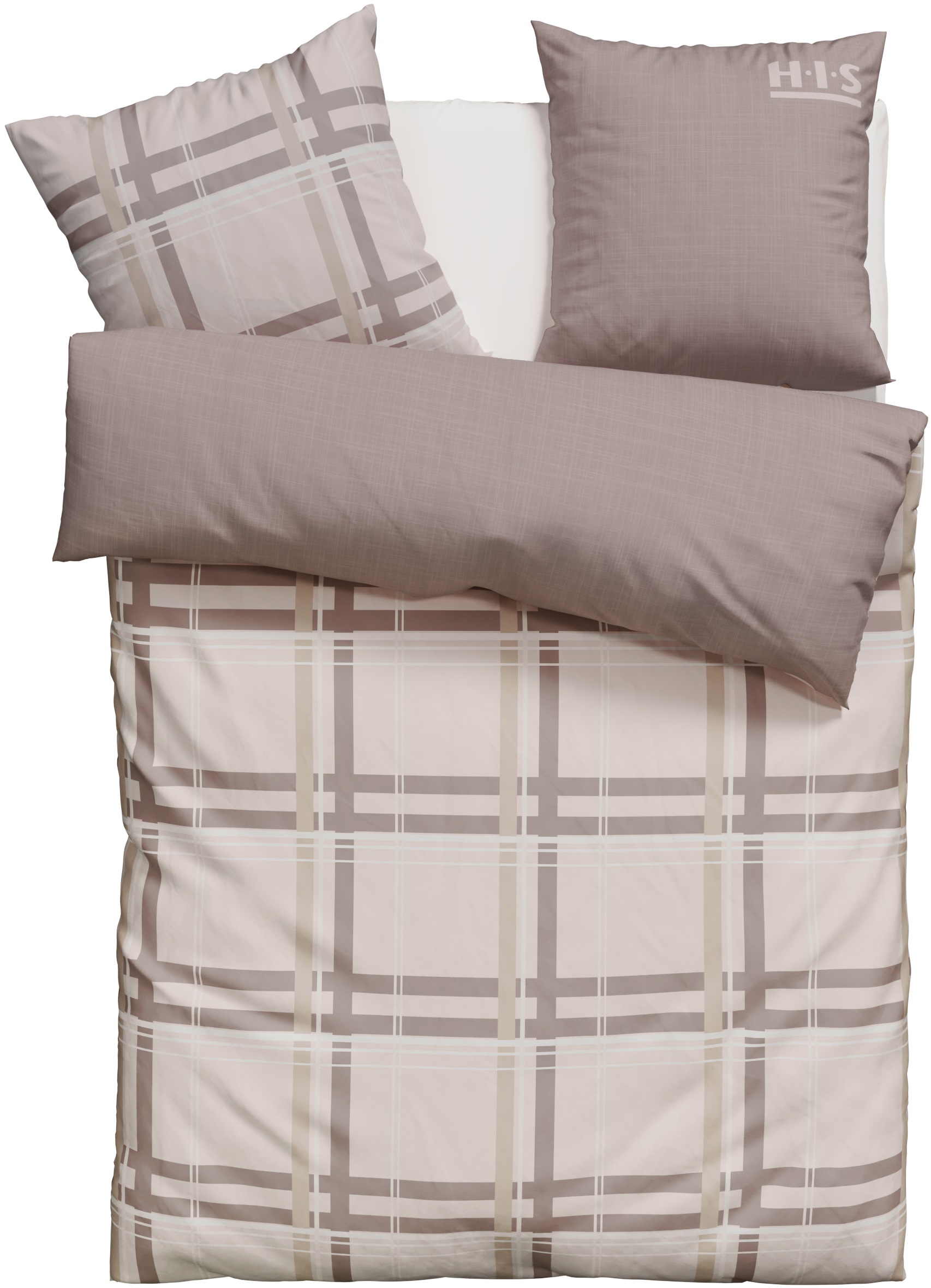 H.I.S Wendebettwäsche "Talin" 2 Stk. tlg. in Gr. 135x200 oder 155x220 cm, 1 günstig online kaufen