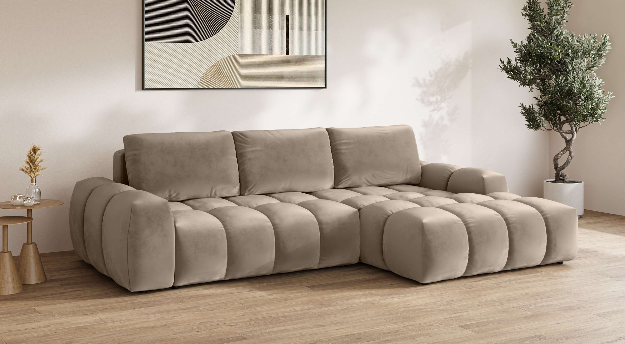 INOSIGN Ecksofa "AZITA klein optionale Schlafsofa mit Bettkasten, B/T/H: 27 günstig online kaufen