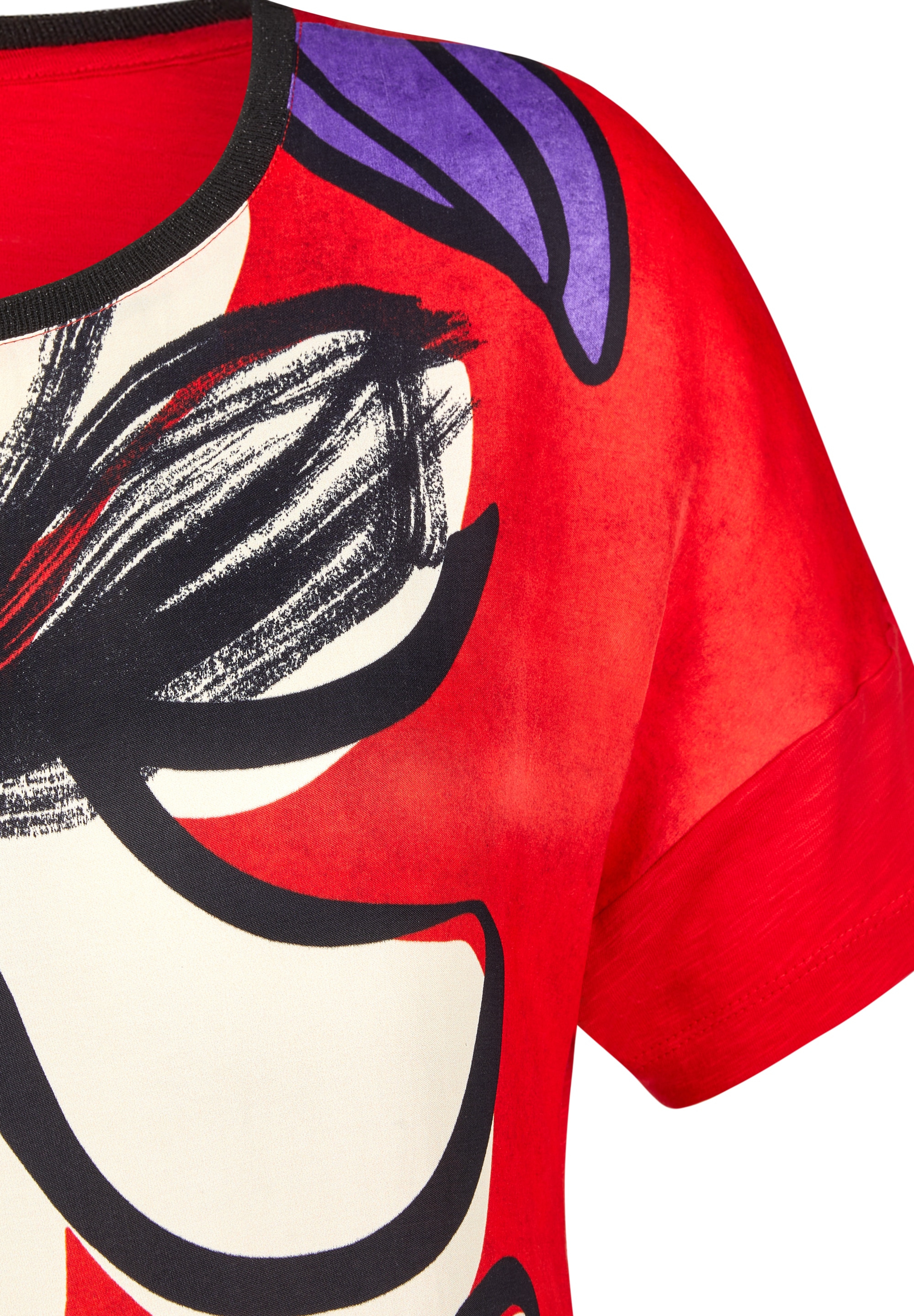 Rabe T-Shirt, mit Flower Print