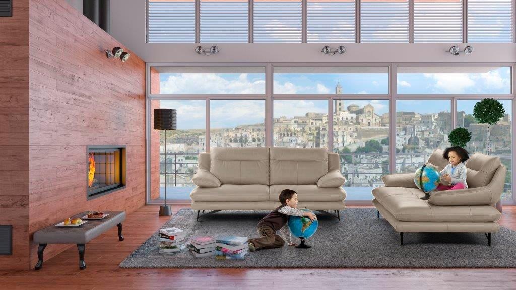 CALIA ITALIA 2-Sitzer "Cezanne, italienisches Design trifft erstklassigen Sitzkomfort, Leder" Edles Designsofa in besonders langlebigen & pflegeleichten Lederarten