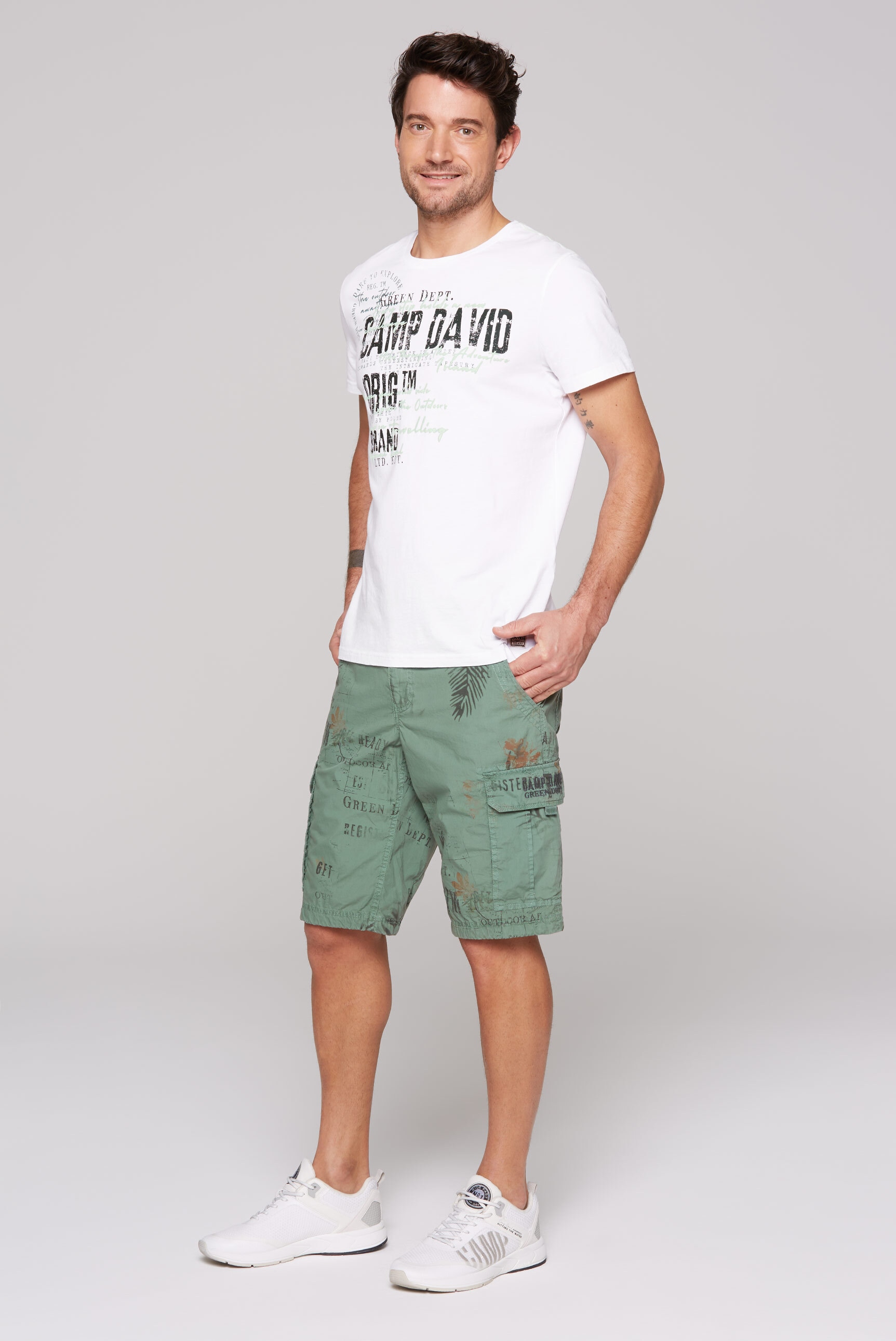 CAMP DAVID Cargoshorts, aus Baumwolle