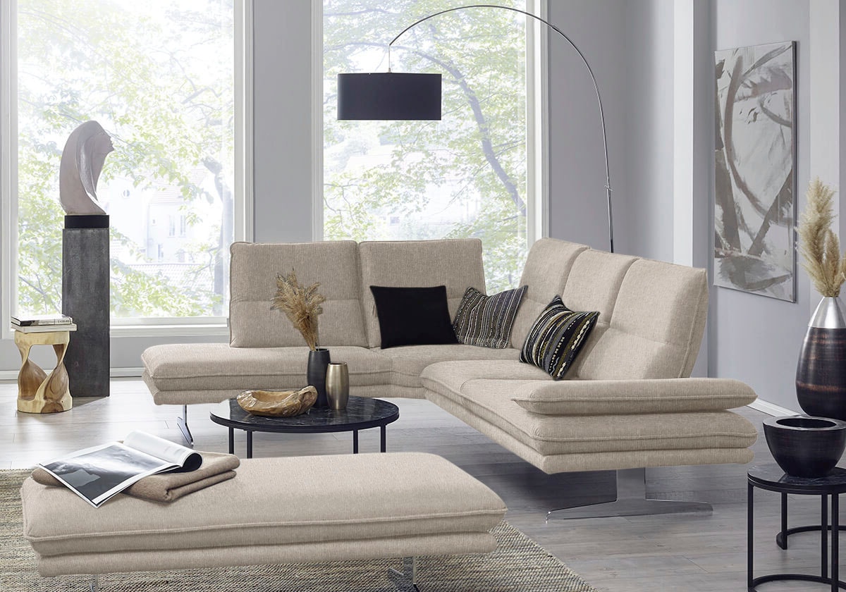 W.SCHILLIG Ecksofa "broadway, Designsofa, mit tollem Sitzkomfort, L-Form", günstig online kaufen